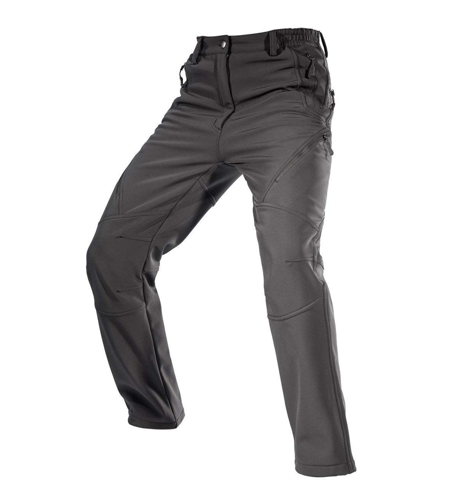 Free Soldier Men's Fleece Lined Outdoor Cargo Hiking Pants - Gray - 34W x 32L - Buy Online on GoSupps.com