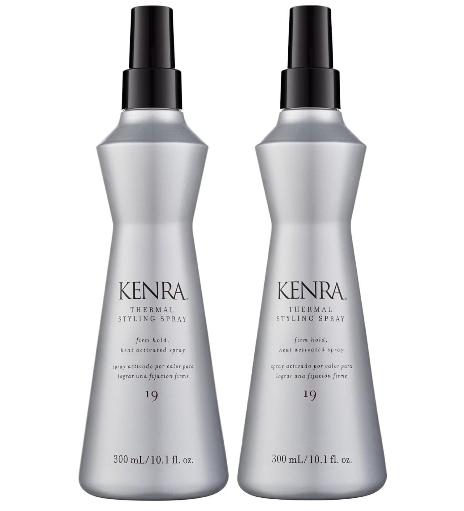 Kenra Thermal Styling Spray 19 | Heat Protection Spray | Firm Hold Heat-Activated Spray | Tames Frizz Flyaways & Adds Shine | All Hair Types | 10 fl. Oz (2-Pack) - Buy Online on GoSupps.com