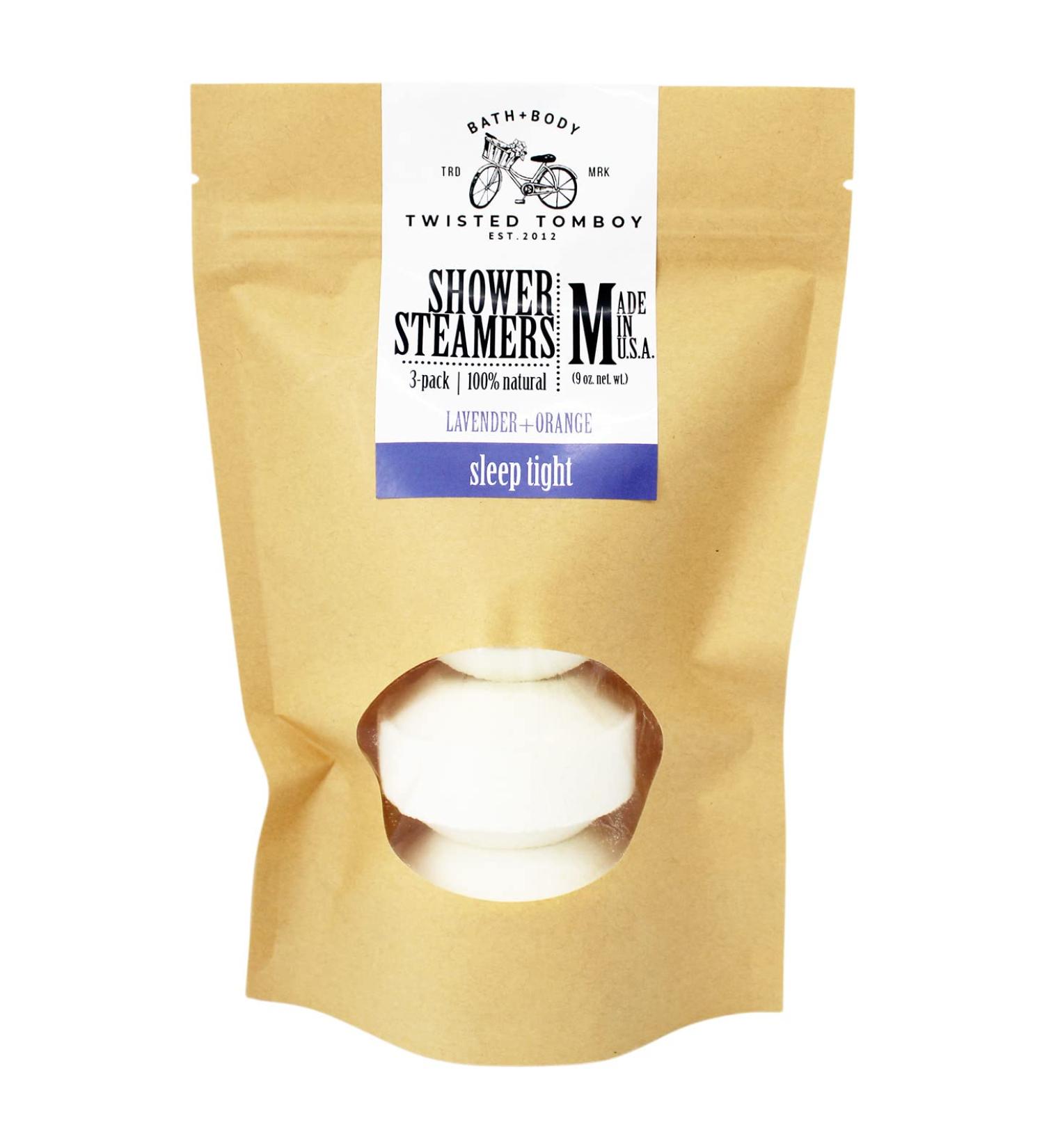 Sleep Tight! Lavender+Orange Shower Steamer 3-Pack | 100% Natural | Made in U.S.A - Buy Online on GoSupps.com