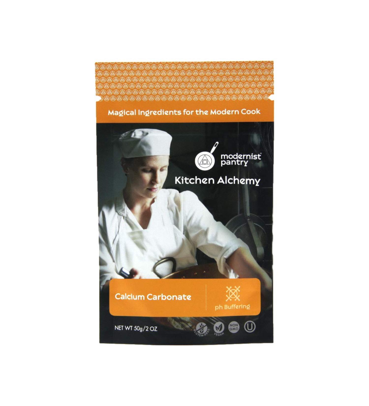 Pure Calcium Carbonate 50g/2oz - Non-GMO, Gluten-Free, Vegan, OU Kosher Certified - Buy Online on GoSupps.com