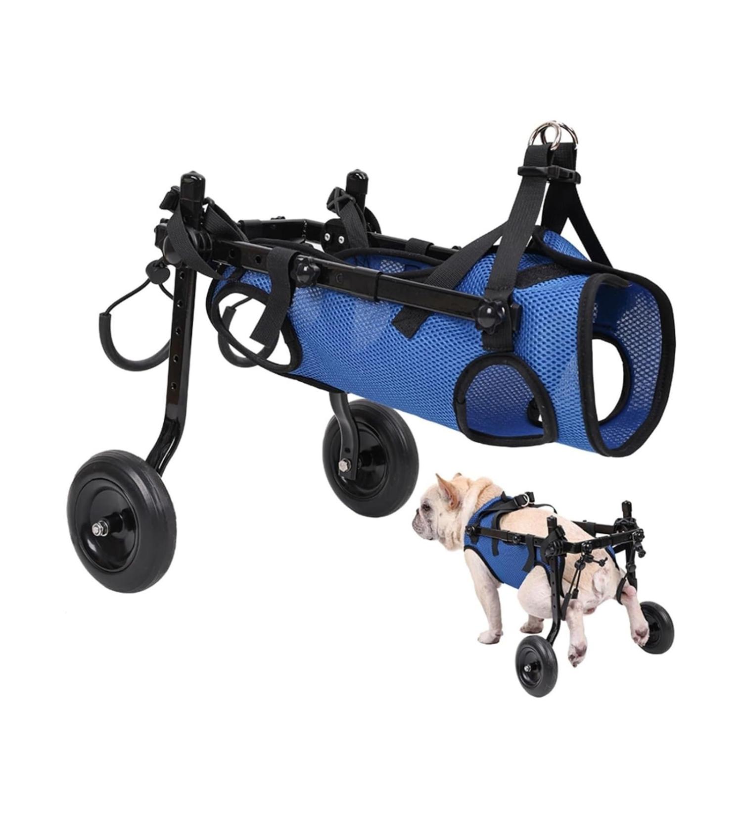 SNIME Adjustable Small Dog Wheelchair Small Dog Wheelchair for Back Legs Leg Brace Amp Hip Support Mobility Aid for Disabled Pets (Size : Extra Small) X-Small - Buy Online on GoSupps.com