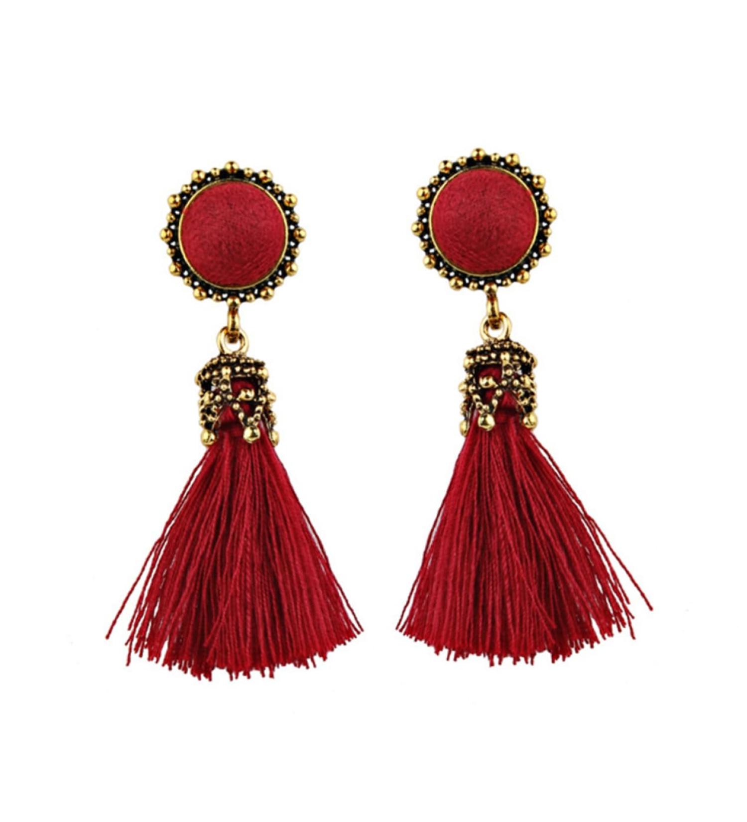 Yardenfun Earring Studs for Women Fringe Earrings for Women Dangle Earrings Pendant Personality Miss Jewelry - Buy Online on GoSupps.com