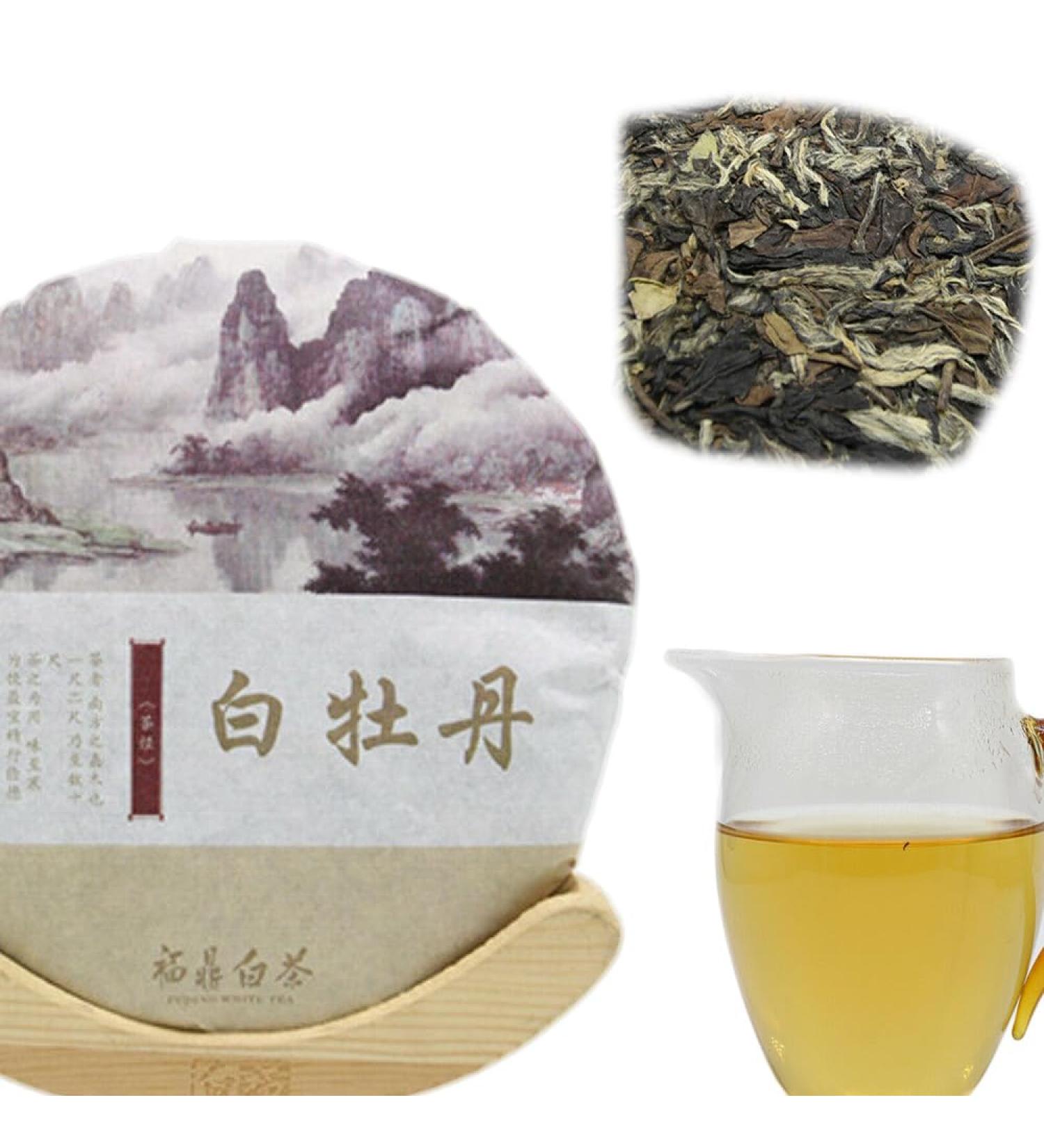 Naturel 350g Fuding Th Blanc Pivoine G teau De Th Blanc - Buy Online on GoSupps.com