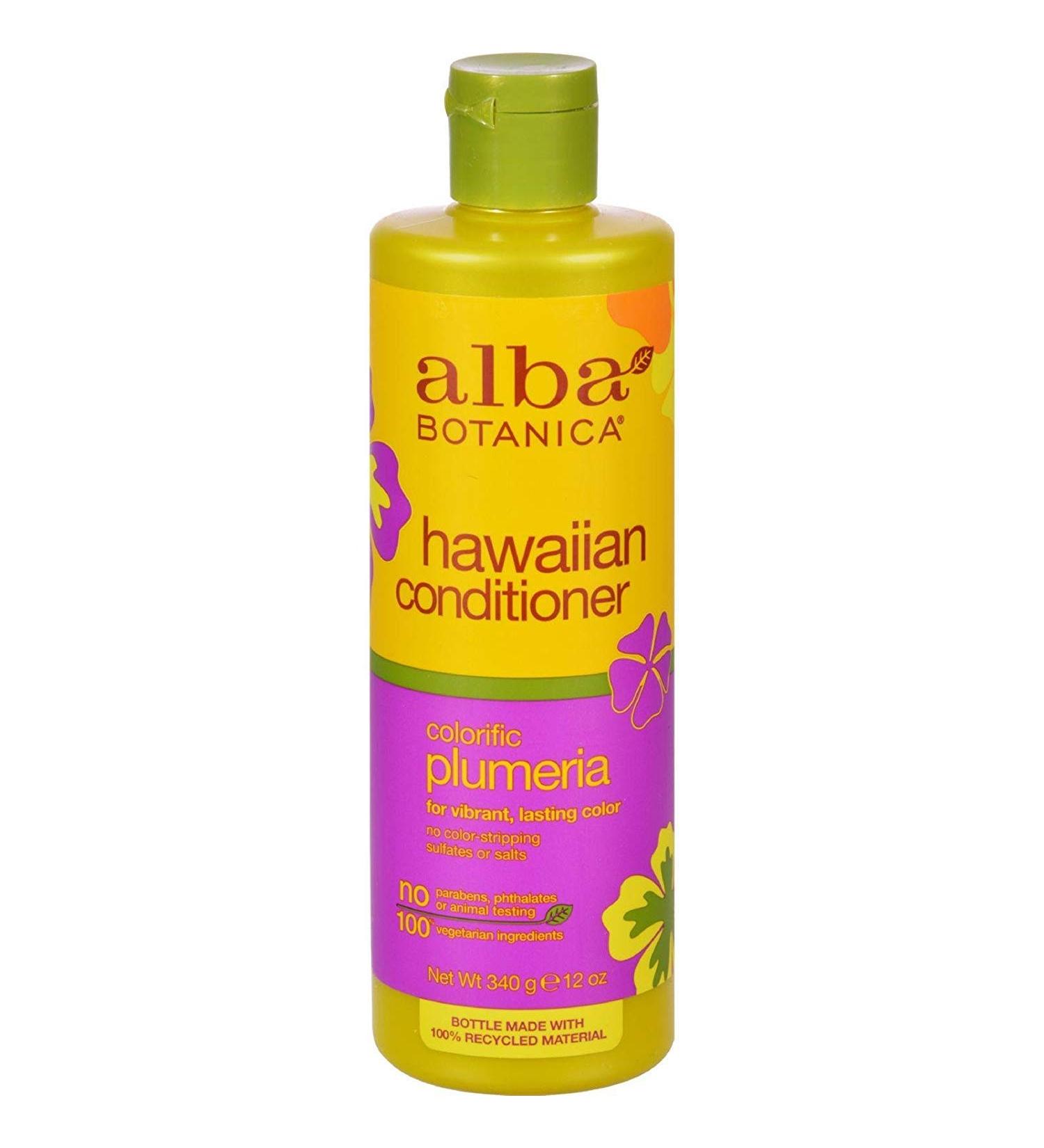 Alba Botanica - Alba Hawaiian Hair Conditioner Colorific Plumeria - 12 fl. oz.