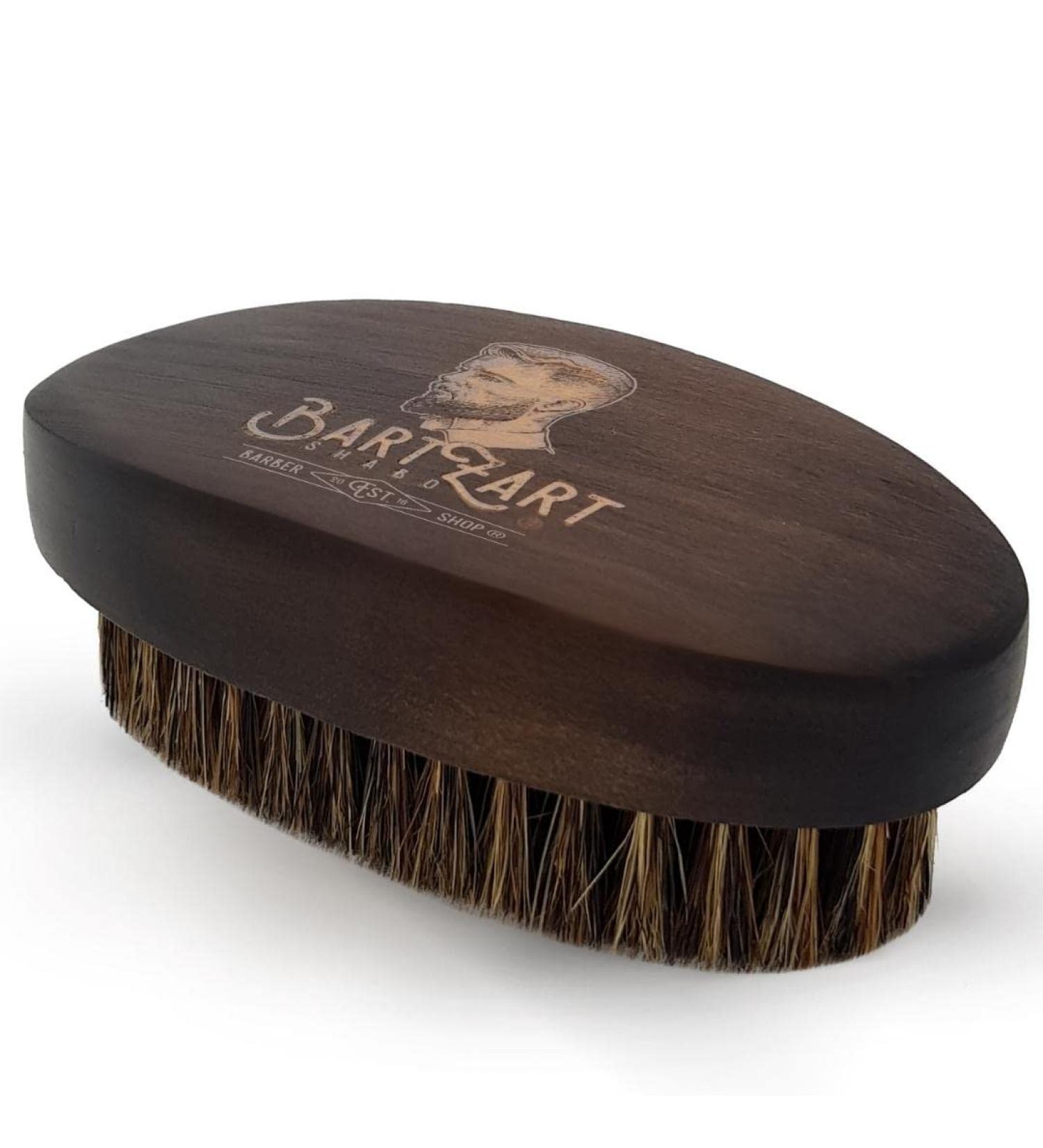 BartZart Shabo Beard Brush with Wild Boar Bristles - Premium Wooden Handle | Authentic Barber's Choice - Buy Online on GoSupps.com