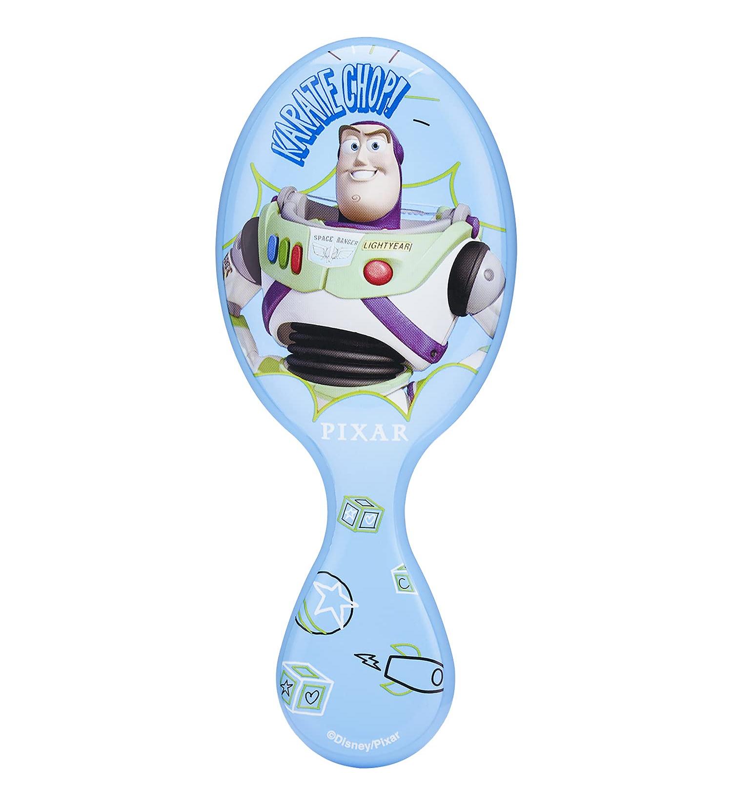Pixar Squirt Detangler Hair Brush - Buzz Lightyear Mini Brush with IntelliFlex Bristles - Pain-Free Detangling for All Genders - Buy Online on GoSupps.com