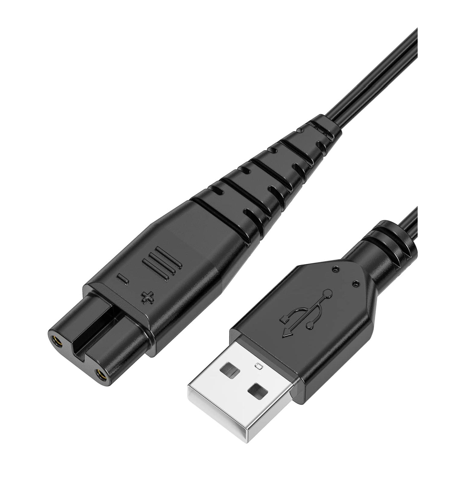 Mellbree Charger Cable for Hatteker 1.5M Shaver Charger Cable Compatible with Hatteker RFC-588 RFC-598 RFC-690 RFC-692 RFC-696 RSCX-9598 RSCX-7568 - Buy Online on GoSupps.com