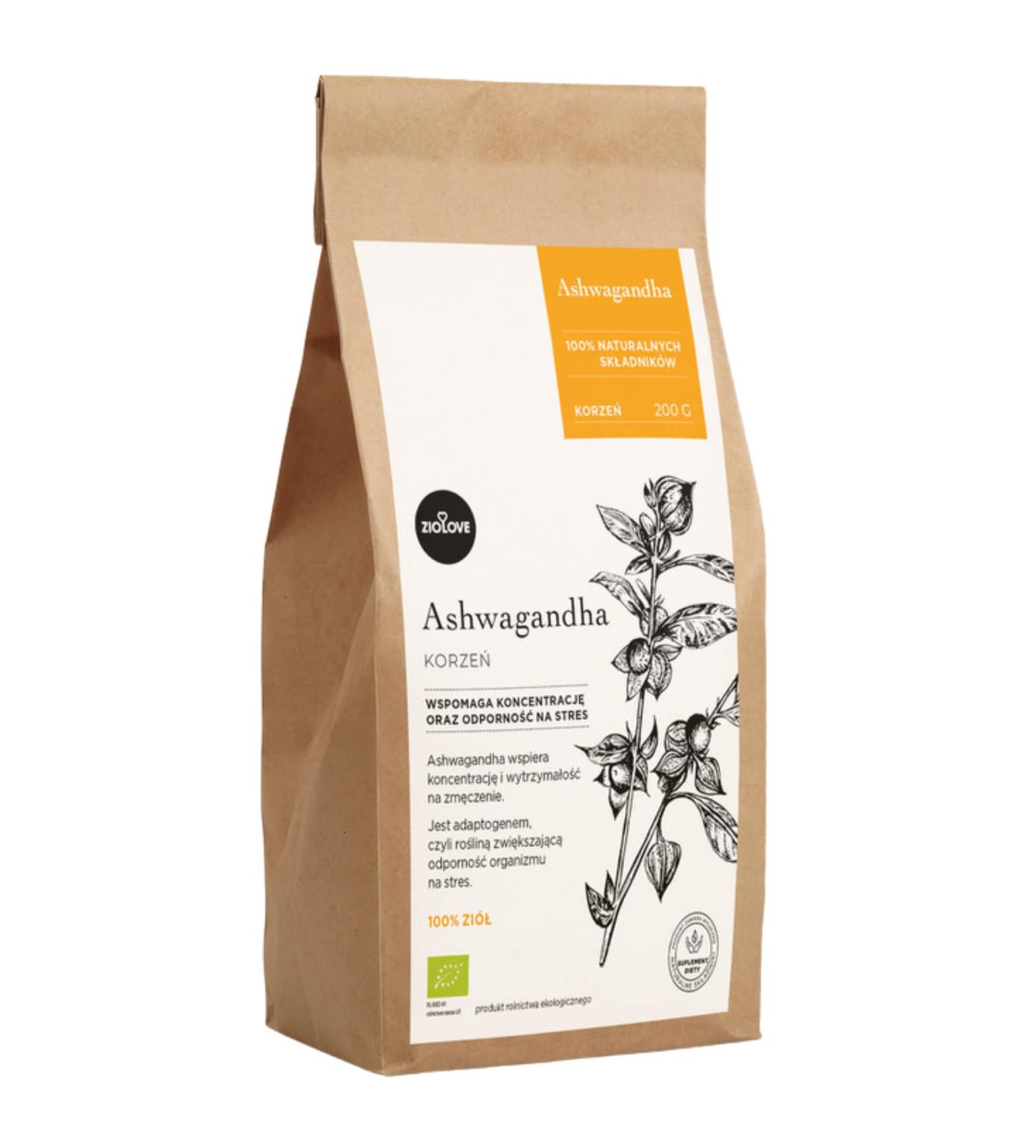  ZIOLOVE Aswagandha 200g Root Cut - Buy Online on GoSupps.com