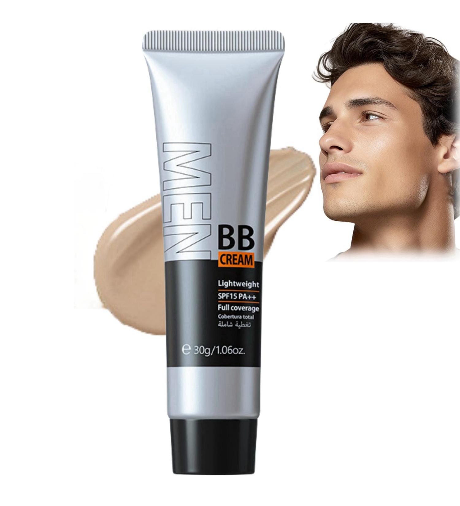 Mens BB Cream Foundation Tinted Moisturiser BB Cream SPF50 Mens Concealer Colour Correcting Cream BB Cream Medium for Cover Blemishes BB Cream for Even Skin Tone SPF Tinted Moisturiser Face - Buy Online on GoSupps.com