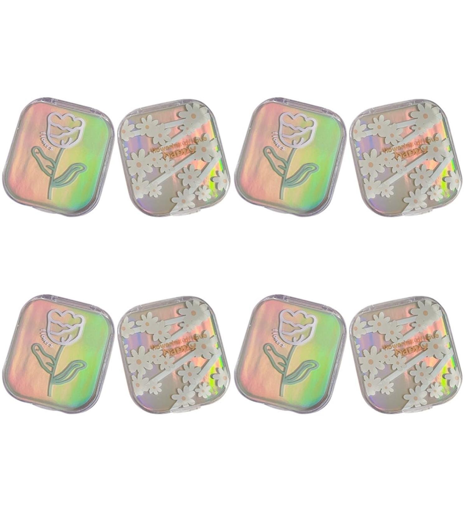 Ultechnovo 8 Color Party Tweezers Set - Mini Plastic Tweezers & Glasses Case for Girls | Perfect Eyewear Care Box - Buy Online on GoSupps.com