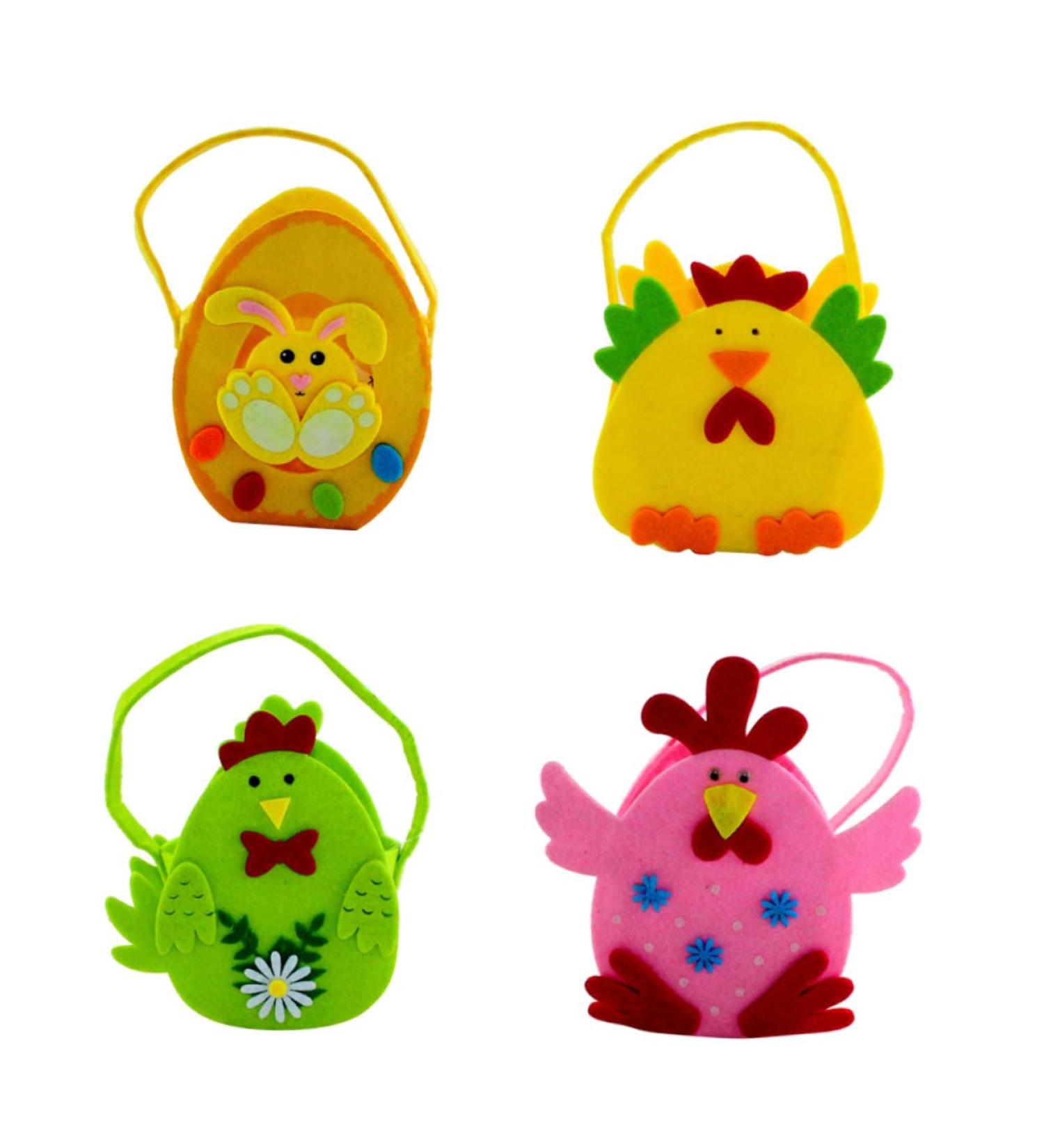 Holibanna Candy Bags Hamper Easter Egg Toss Ora Tote Bag Easter Basket Candycorns Easter Candy Bag Eggs Animal - Buy Online on GoSupps.com