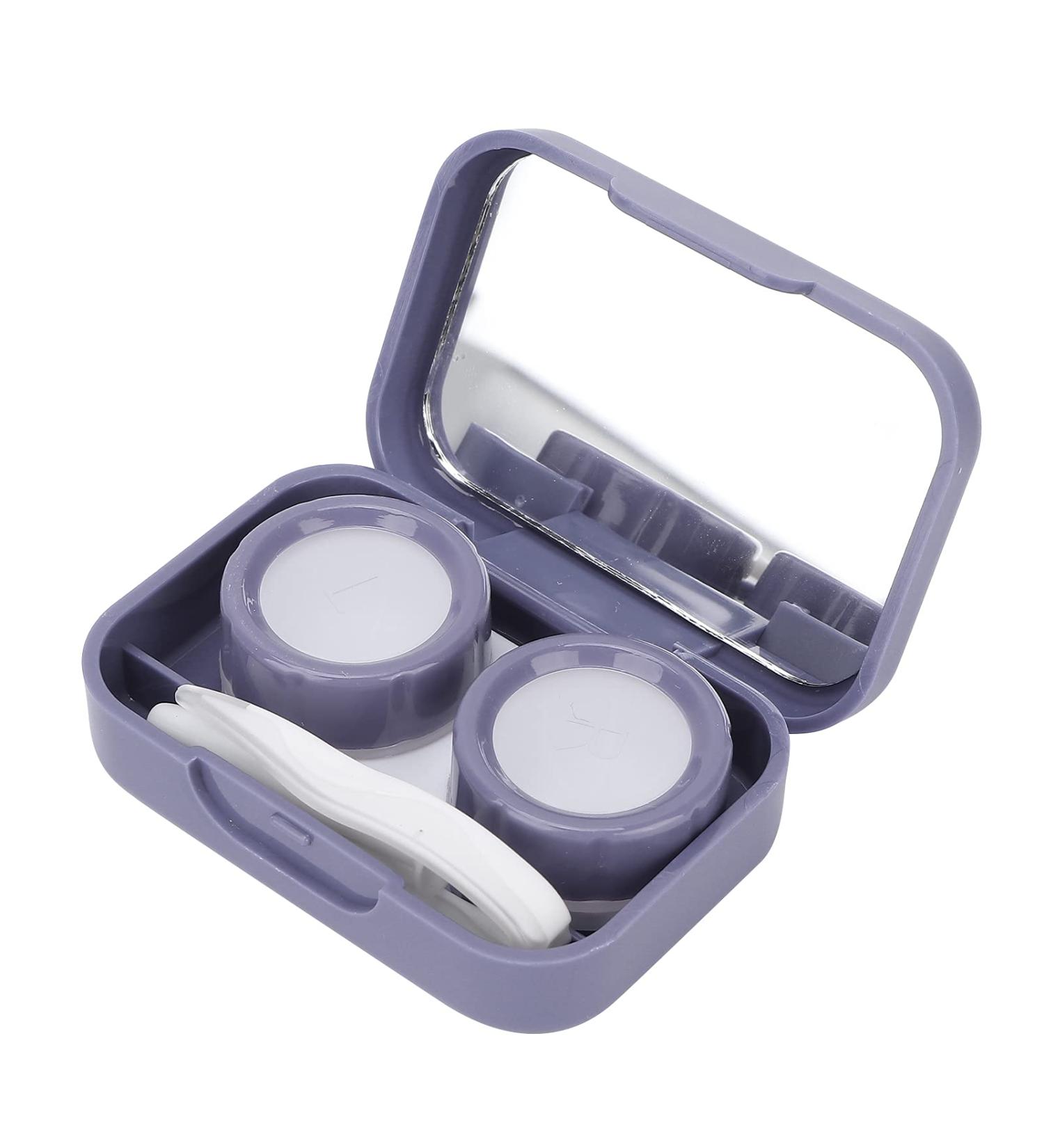 Buy Cersalt Contact Lens Case - Complete Accessories for Safe Contact Lens Storage (Light Purple) - International Shipping Available - Buy Online on GoSupps.com