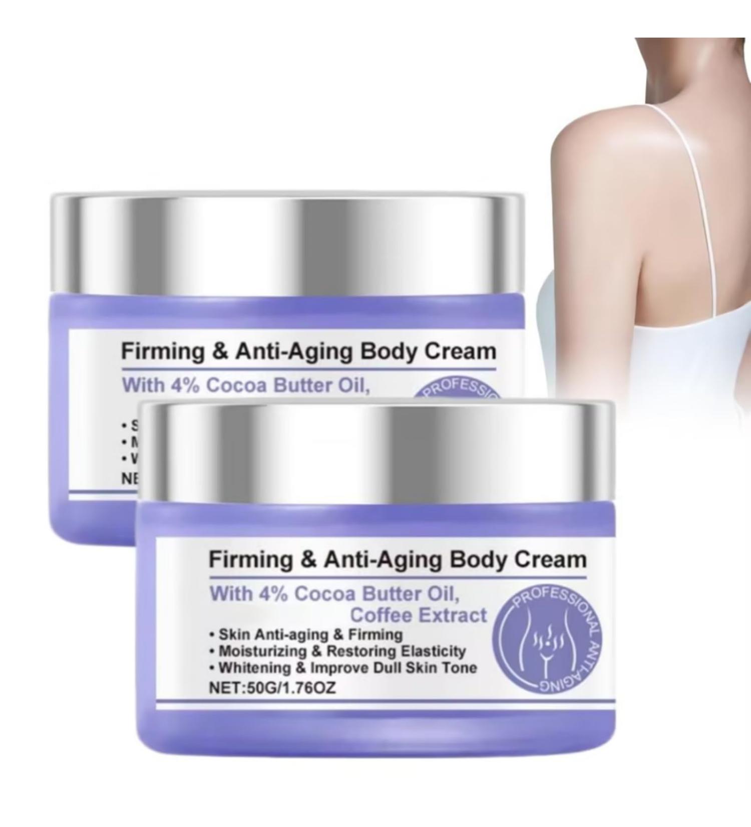 2 PCS Body Firming Cream Anti-Aging Body Cream for Tightening and Wrinkles for an Even Skin Tone and Body Lift Firming Anti-Aging Cream Moisturizing and Hydrating Anti-Wrinkle and Firming - Buy Online on GoSupps.com