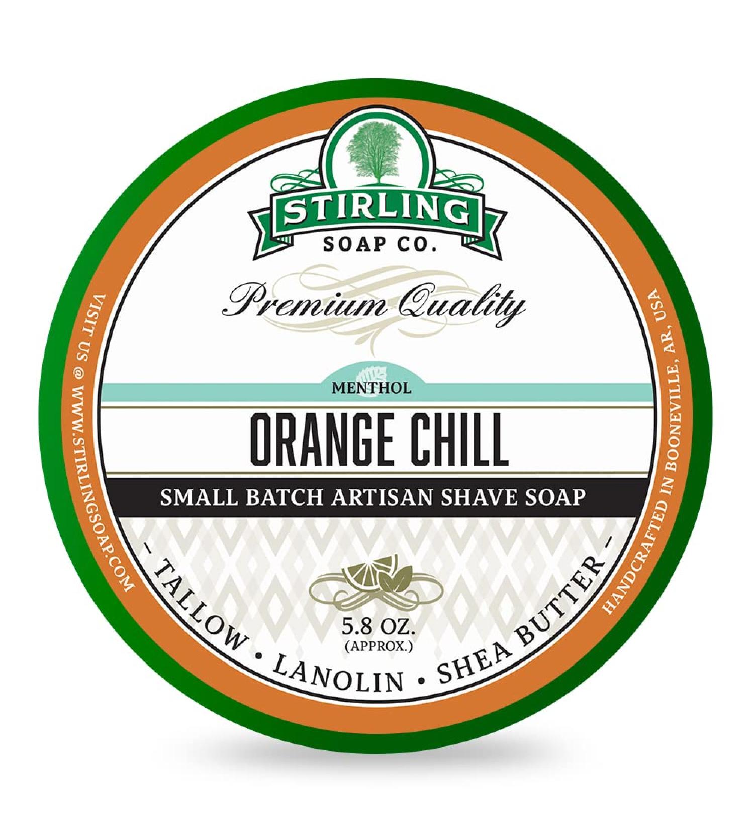 Stirling Orange Chill Beard Soap 170ml