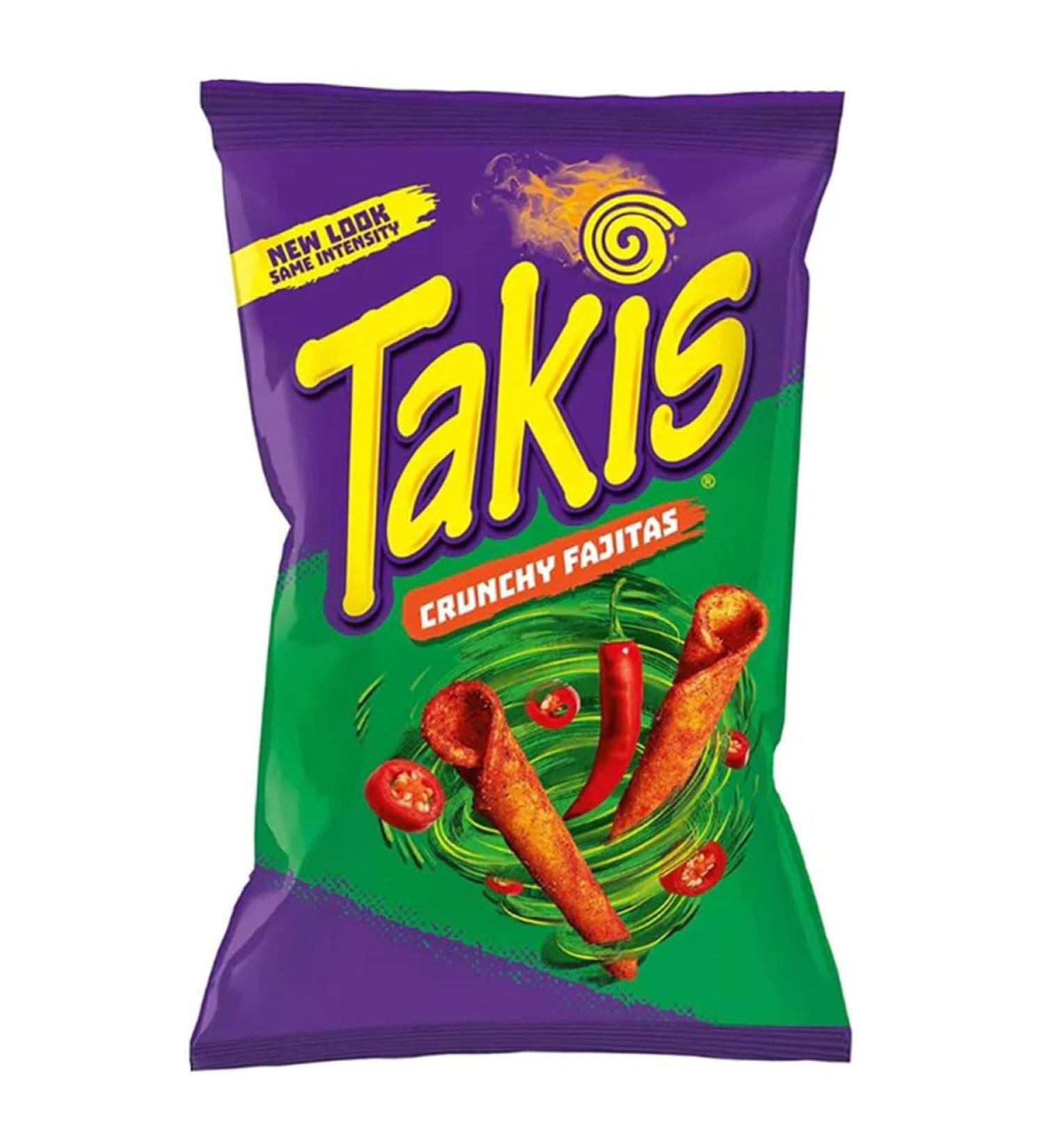 Takis Takis Crunchy Fahita 92 g Country of Origin Mexico weight 92 g