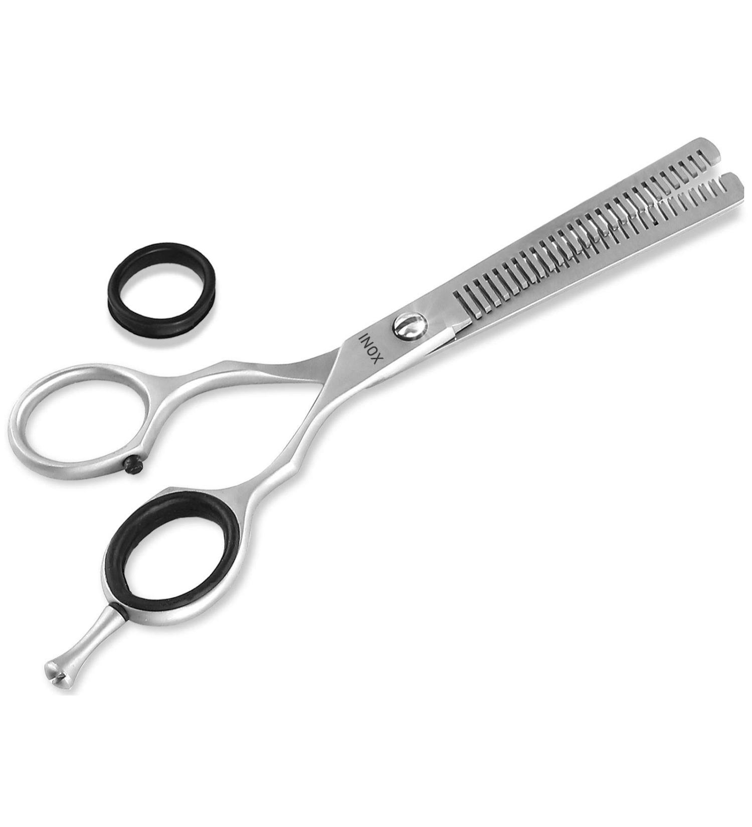 Professional Hair Scissors - Stainless Steel Hairdressing & Effilier Scissors (6.5 inches) for Perfect Haircuts - Rust-Free & Sharp Edge - Buy Online on GoSupps.com