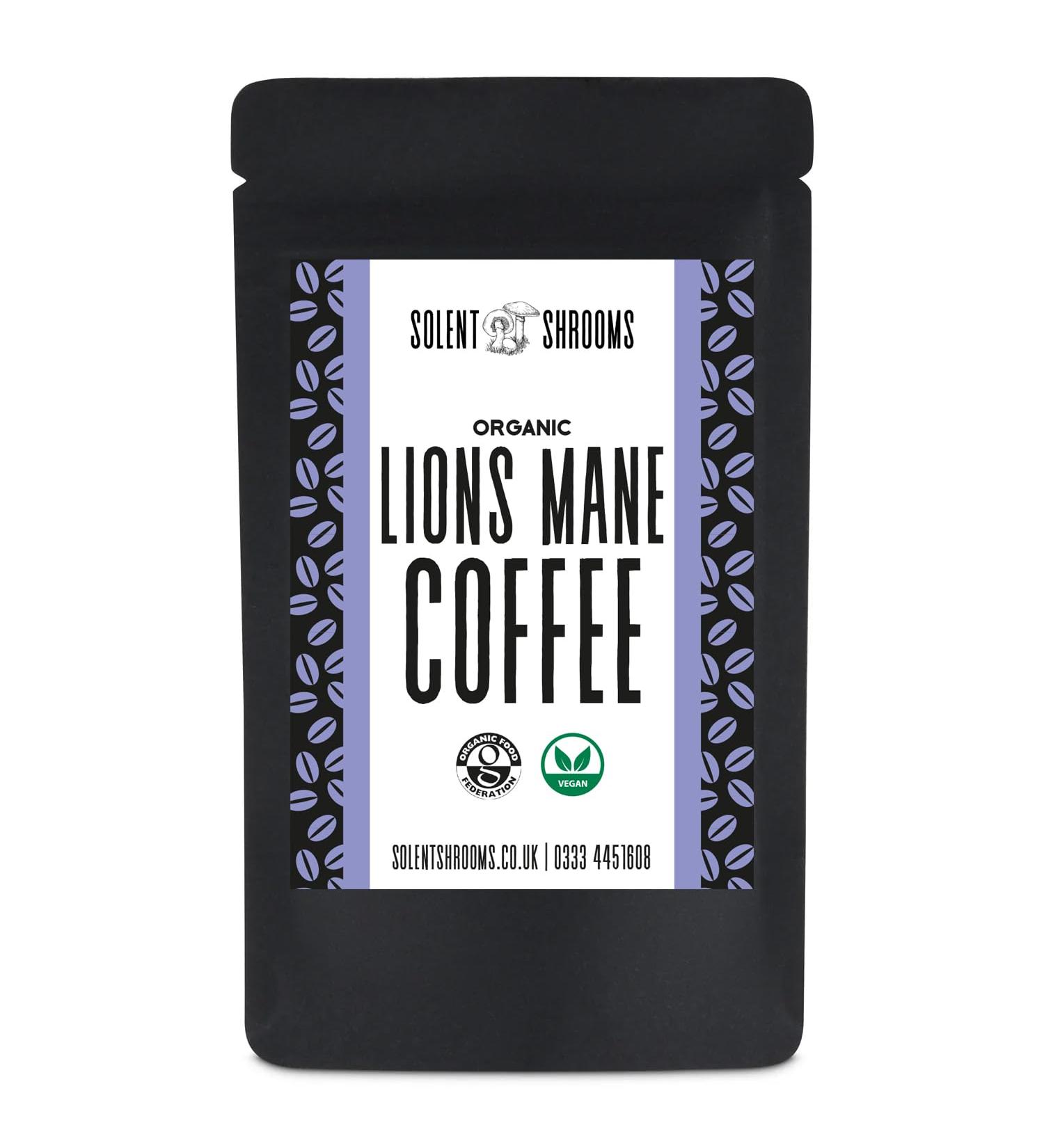 Organic Lions Mane Mushroom Coffee | 250G | Ground Organic Arabica Beans - Buy Online on GoSupps.com