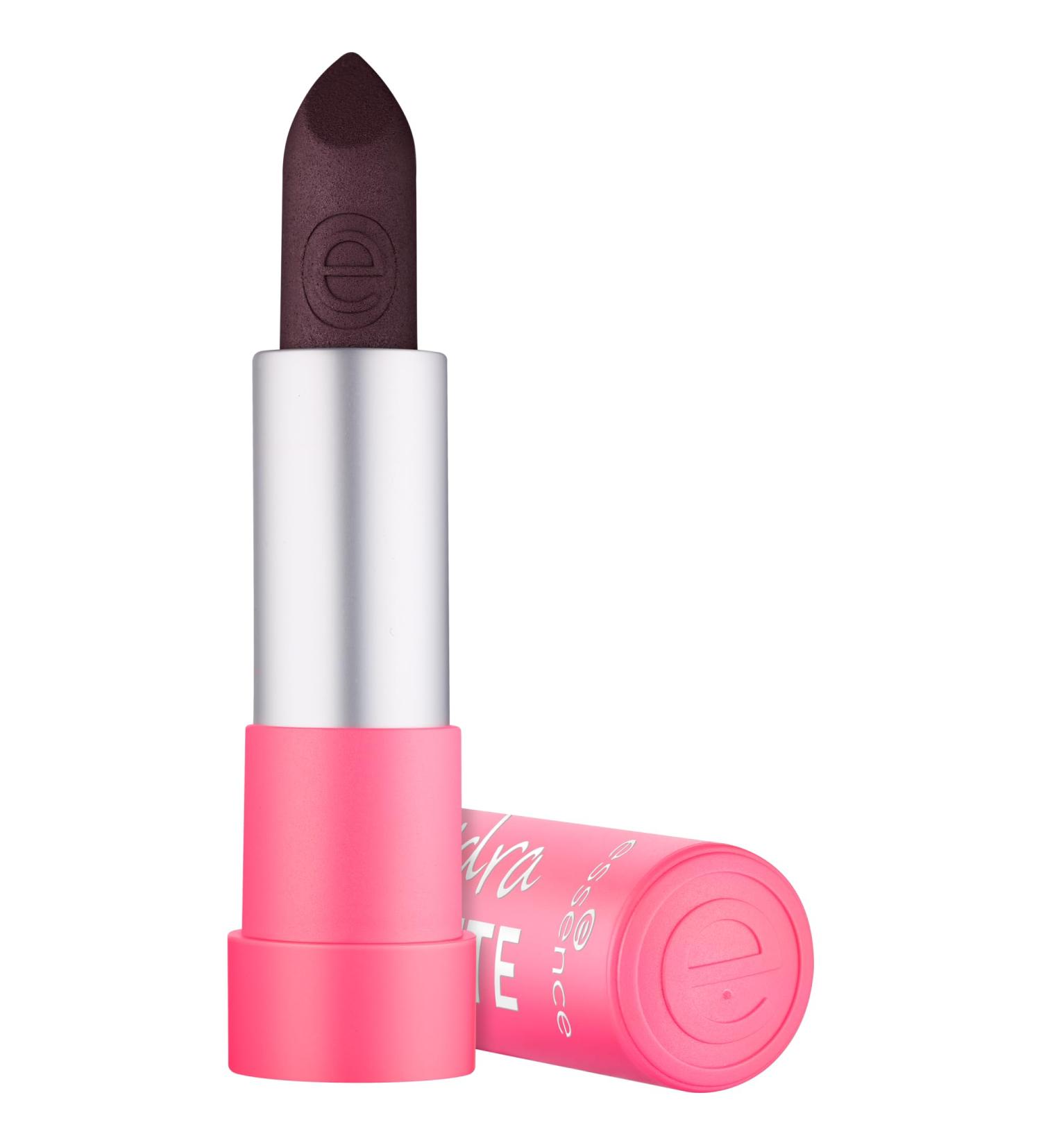 Essence Hydra Matte Lipstick No. 412 - Vegan Long-Lasting Moisturizing Violet Shade | 3.5g Everyberry's Darling - Paraben & Preservative Free - Buy Online on GoSupps.com