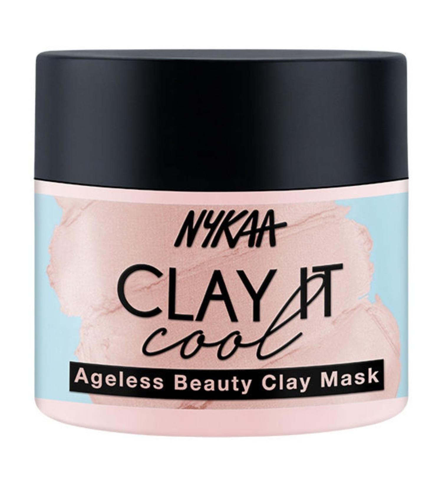 Nykaa Naturals Clay It Cool Mask - Antioxidant-Rich Face Mask for Youthful Glow & Improved Circulation - 3.5 oz - International Shipping Available - Buy Online on GoSupps.com