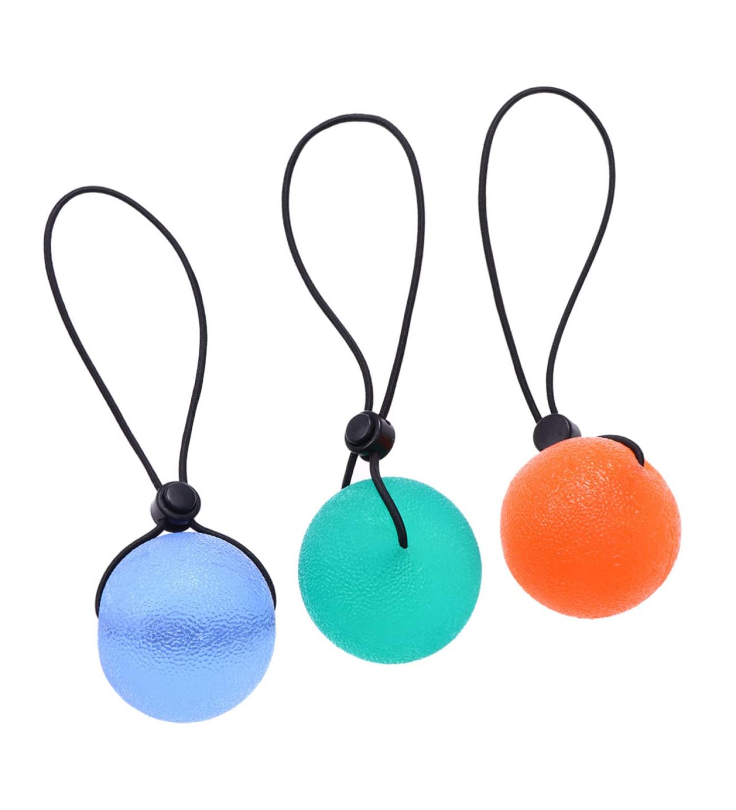 Plafope 3 STK Fitness Hand Therapy Balls - Stress Relief Squeeze Balls for Strength Training & Exercise - Buy Online on GoSupps.com