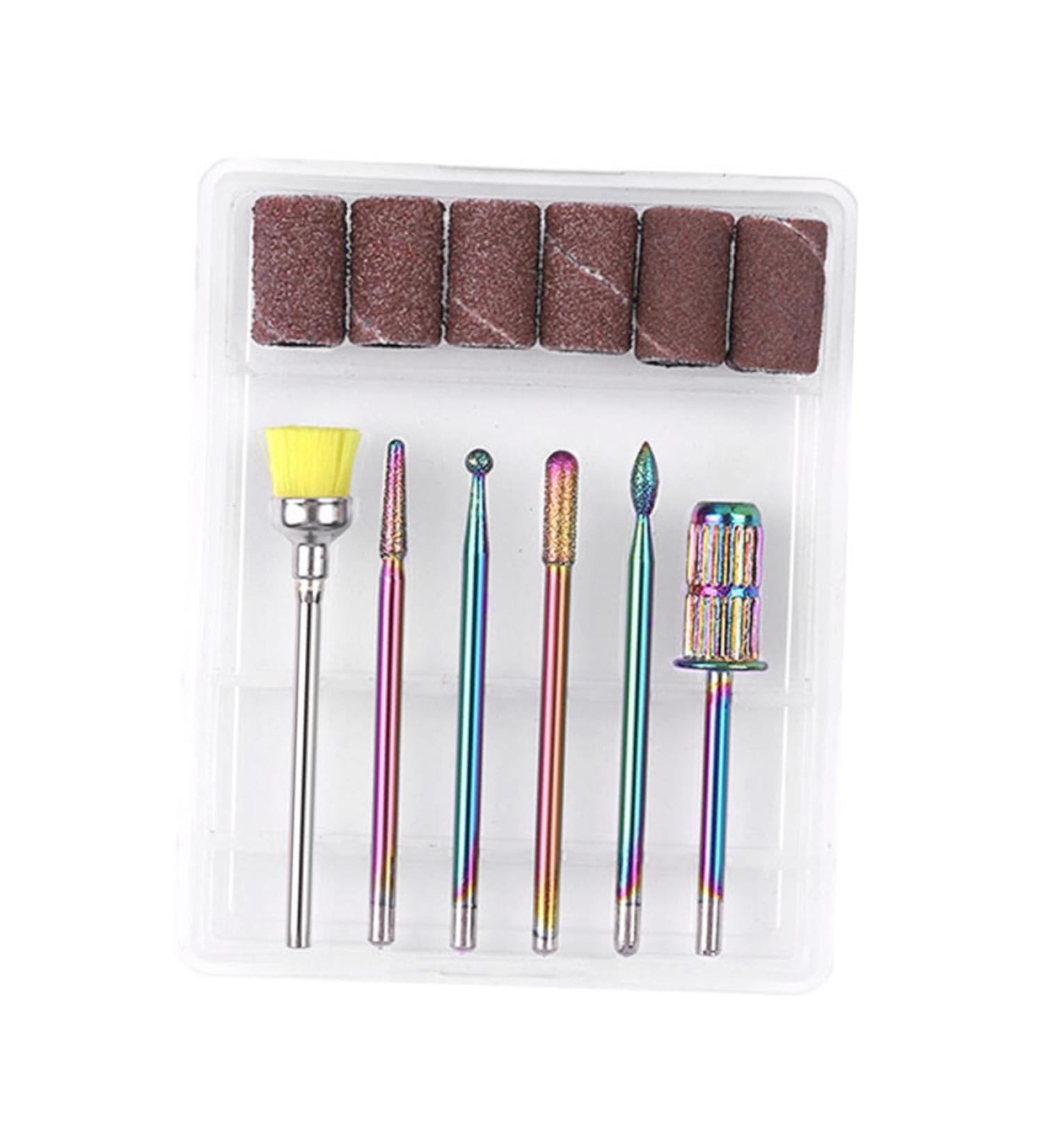 BESPORTBLE 1 Set Nail Polisher Pedicure Drill Bits Nail Tools Kit De Manicura Cuticle Drill Bit Electric Nail Drill Nail Grinding Head Stainless Steel. Silicone. Quartz. Ceramics 7.1x5.7cm As Shown - Buy Online on GoSupps.com