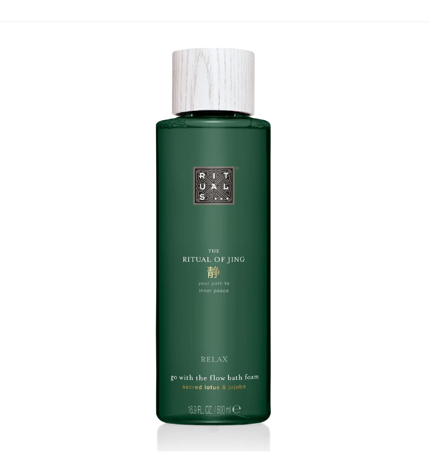 RITUALS Bubble Bath - The Ritual of Jing 500ml | Soothing Relaxation with Sacred Lotus Jujube & Chinese Mint - Shop Internationally - Buy Online on GoSupps.com