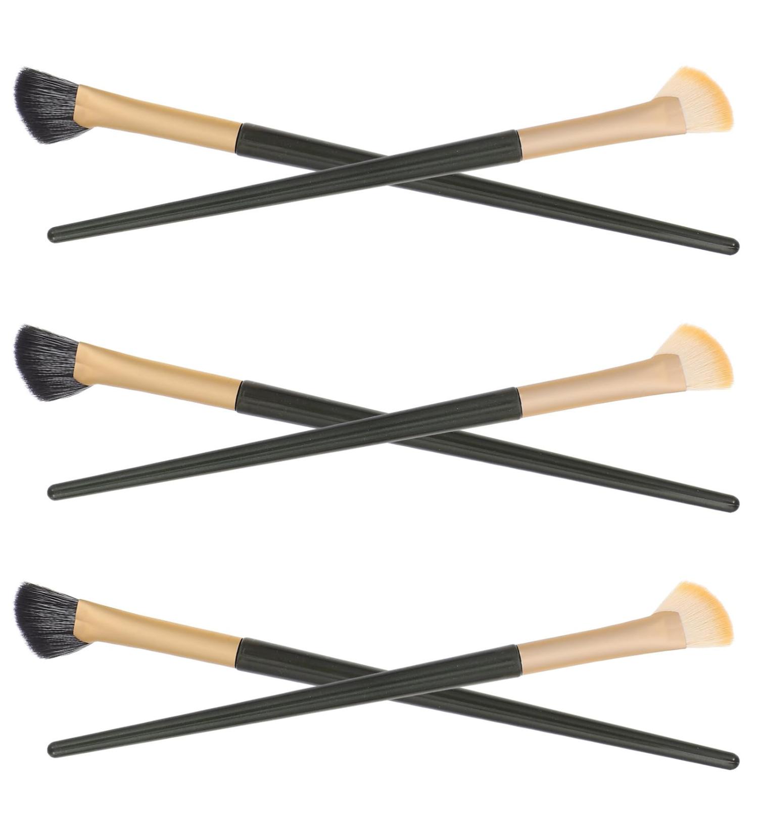 VINTORKY 6 Pcs Eyebrows Brush Eyeliner Applicator Tool Angled Eyeliner Brush Concealer Brush Brow Brush Wood - Buy Online on GoSupps.com