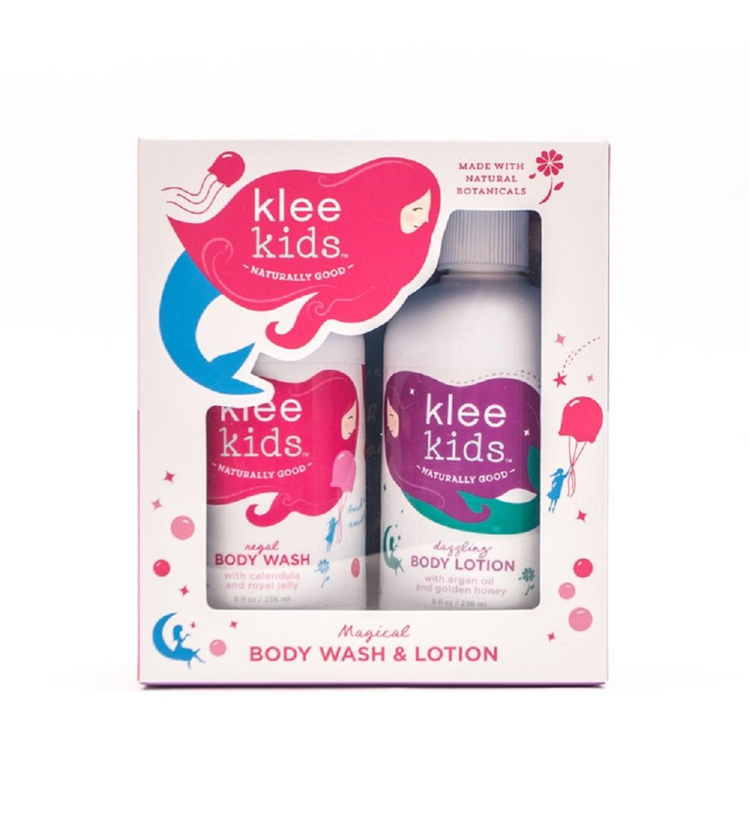 Luna Star Naturals Klee Kids Regal Body Wash and Dazzling Body Lotion Duo Set