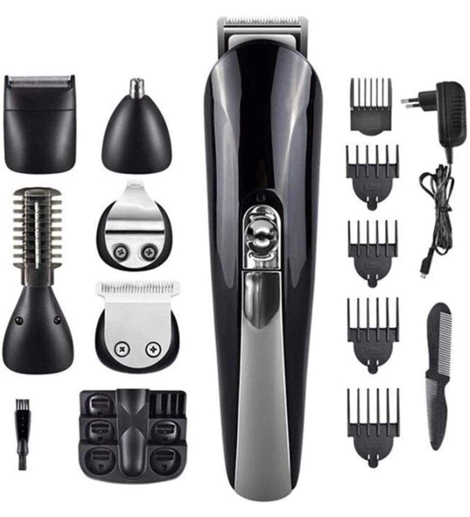 Buy Professional Hair Clippers for Men - Electric Haircut Kit with 6 Blades for Quick Cuts | International Shipping Available - Buy Online on GoSupps.com