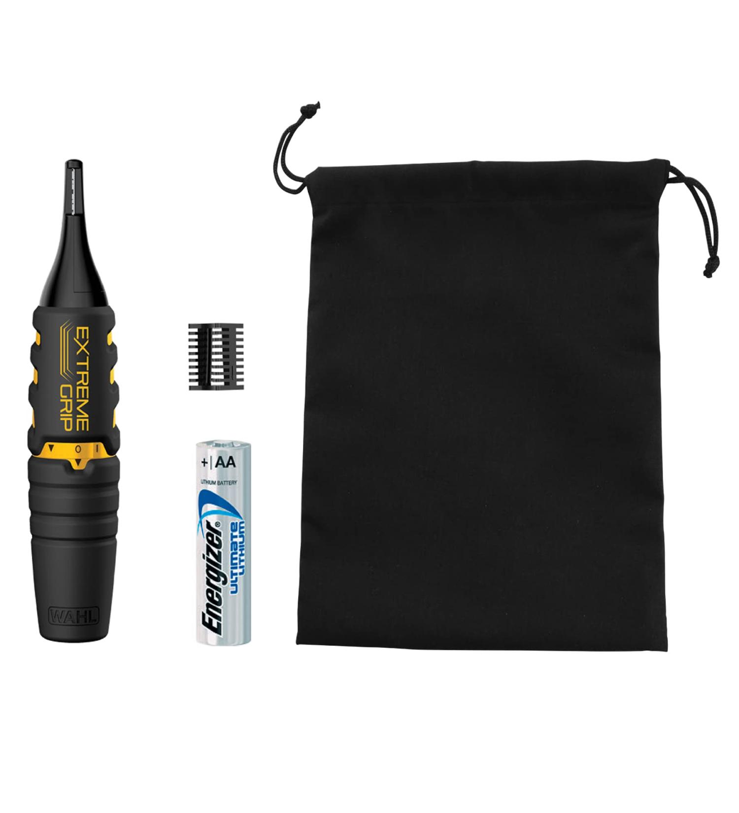 WAHL LITHIUM BATTERY EXTREME GRIP EAR NOSE & EYEBROW TRIMMER BLACK - MODEL 5539 - Buy Online on GoSupps.com
