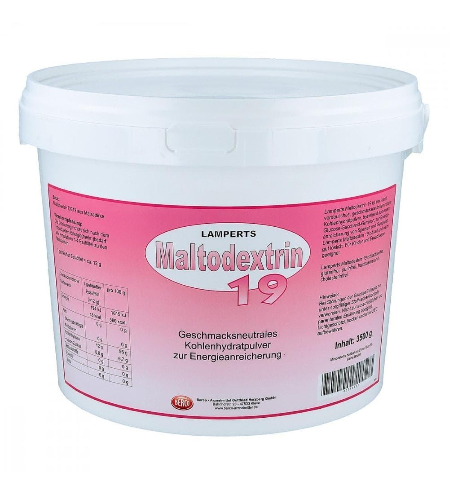 Maltodextrin 19 Lampert's Powder - Premium Quality Fast International Shipping | Buy Online - Buy Online on GoSupps.com