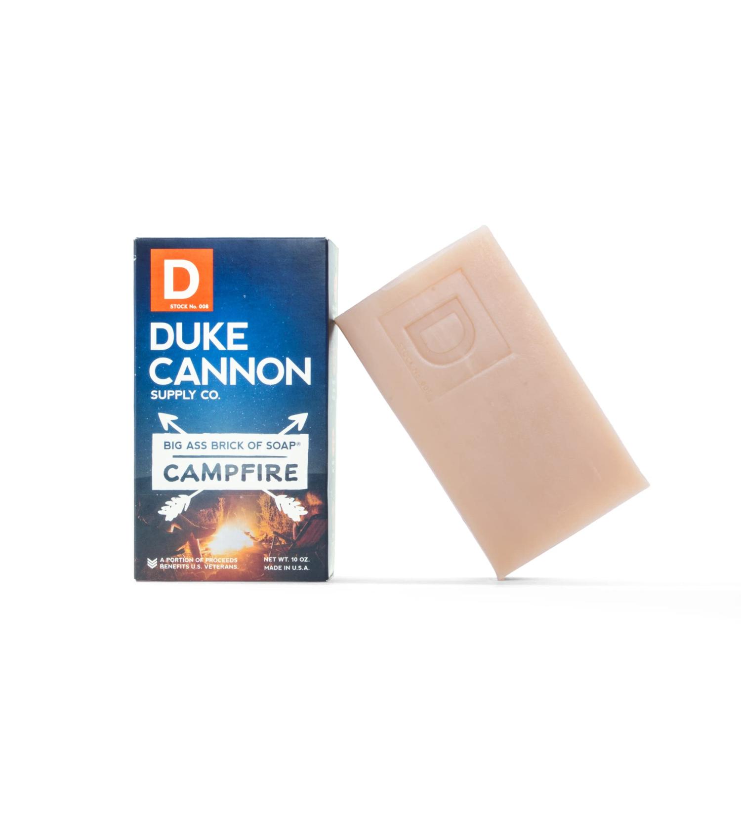 Duke Cannon Great American Frontier Men's Big Brick of Soap - Campfire 10oz - Buy Online on GoSupps.com