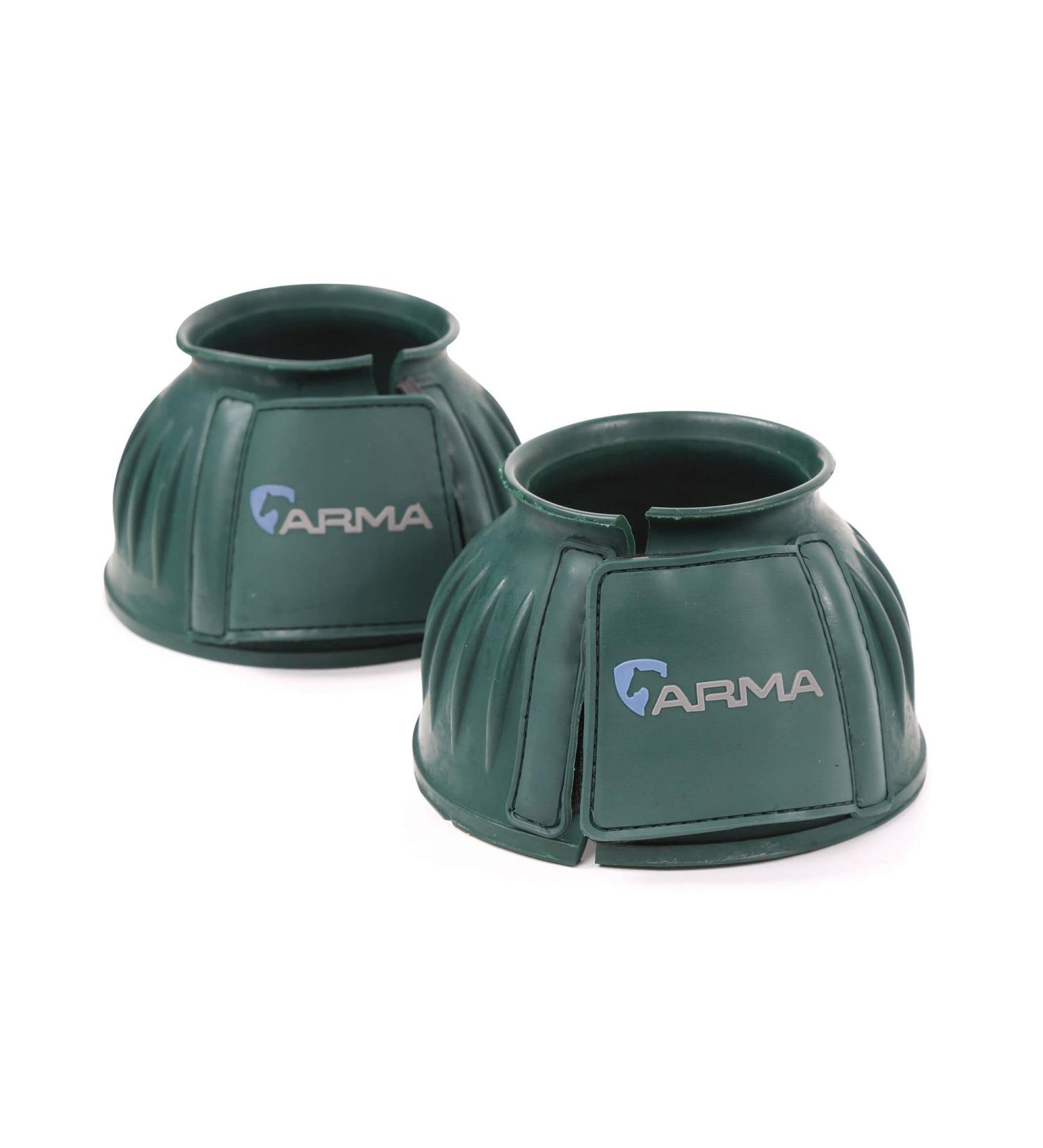 Shires ARMA Touch Close Bell Boots - Green Cob | Premium Horse Gear | International Shipping - Buy Online on GoSupps.com