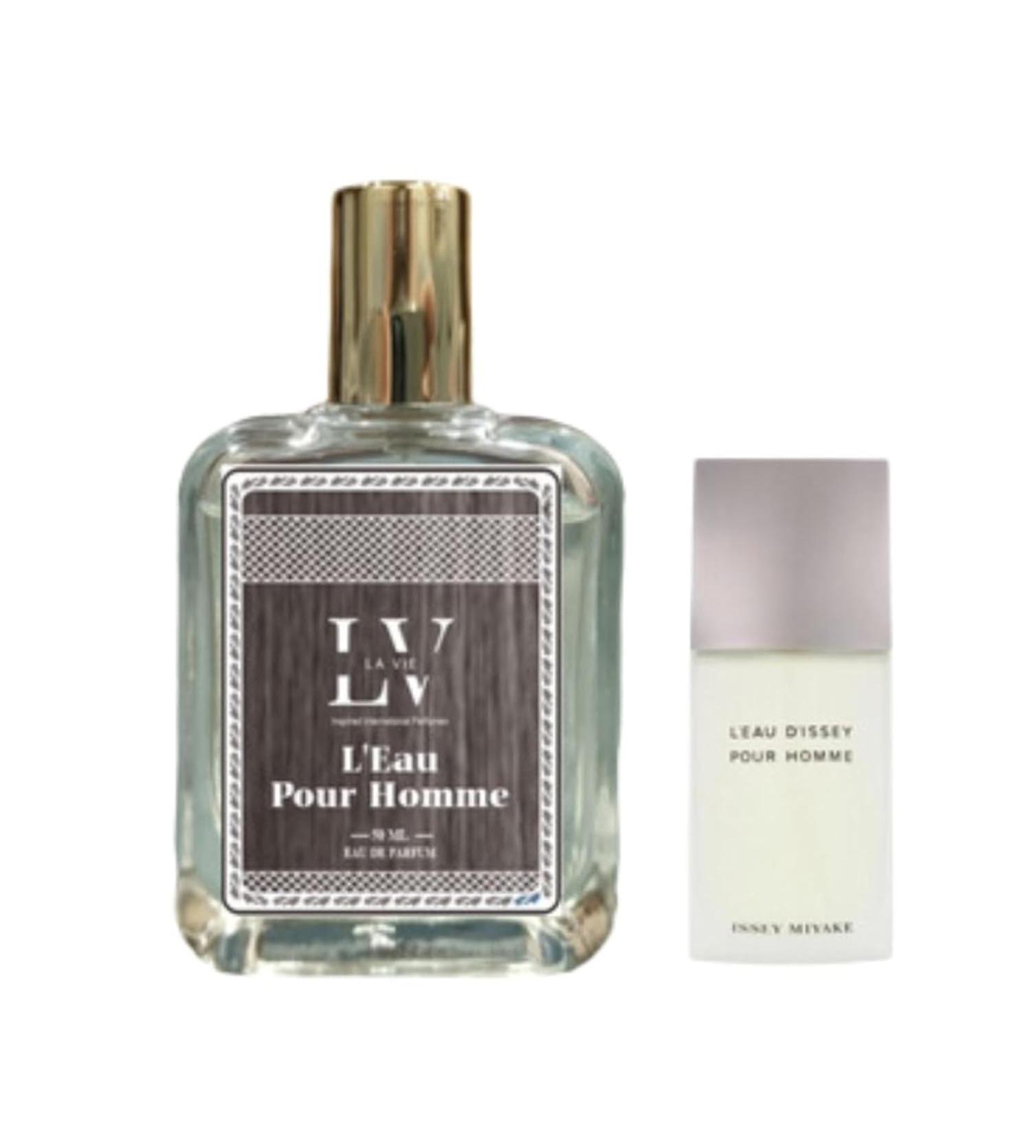 LA V-IE PERFUMES L'Eau de Pour Homme Inspired Woody Aquatic Fragrance Premium Perfume For Men | 50 ml Long Lasting Perfume Spray - Buy Online on GoSupps.com