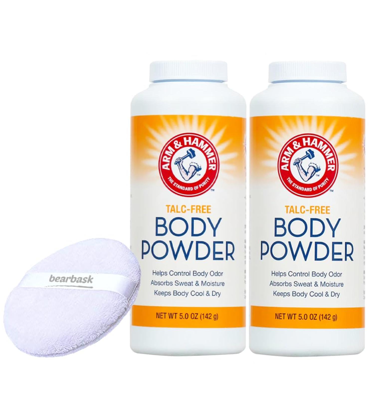 Talc-Free Body Powder & Puff Applicator Set | Smooth Safe & Luxurious | Shop Internationally - Buy Online on GoSupps.com