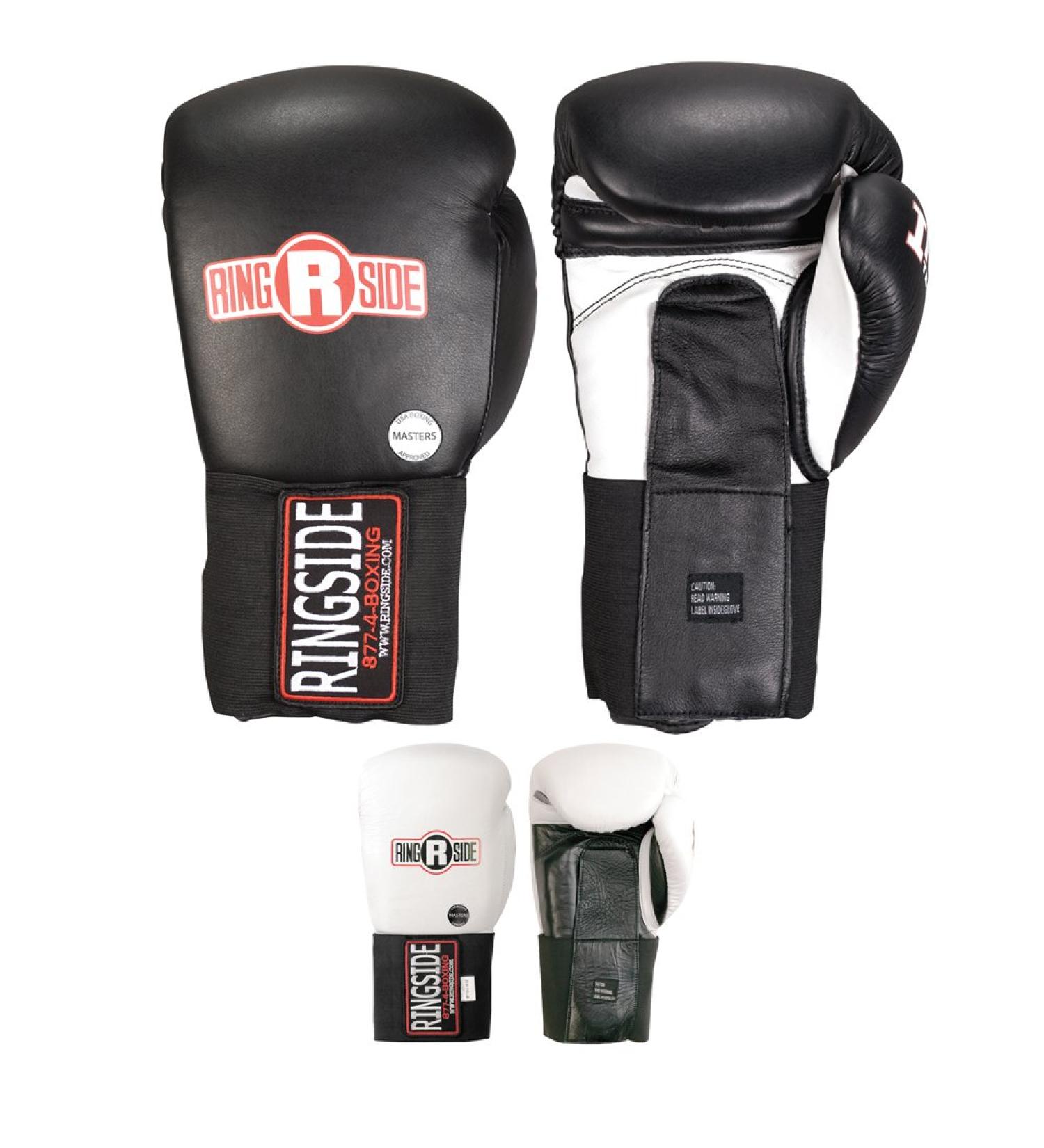 Ringside Master Competition Gloves Black | Premium Boxing Gloves for International Shipping - Buy Online on GoSupps.com