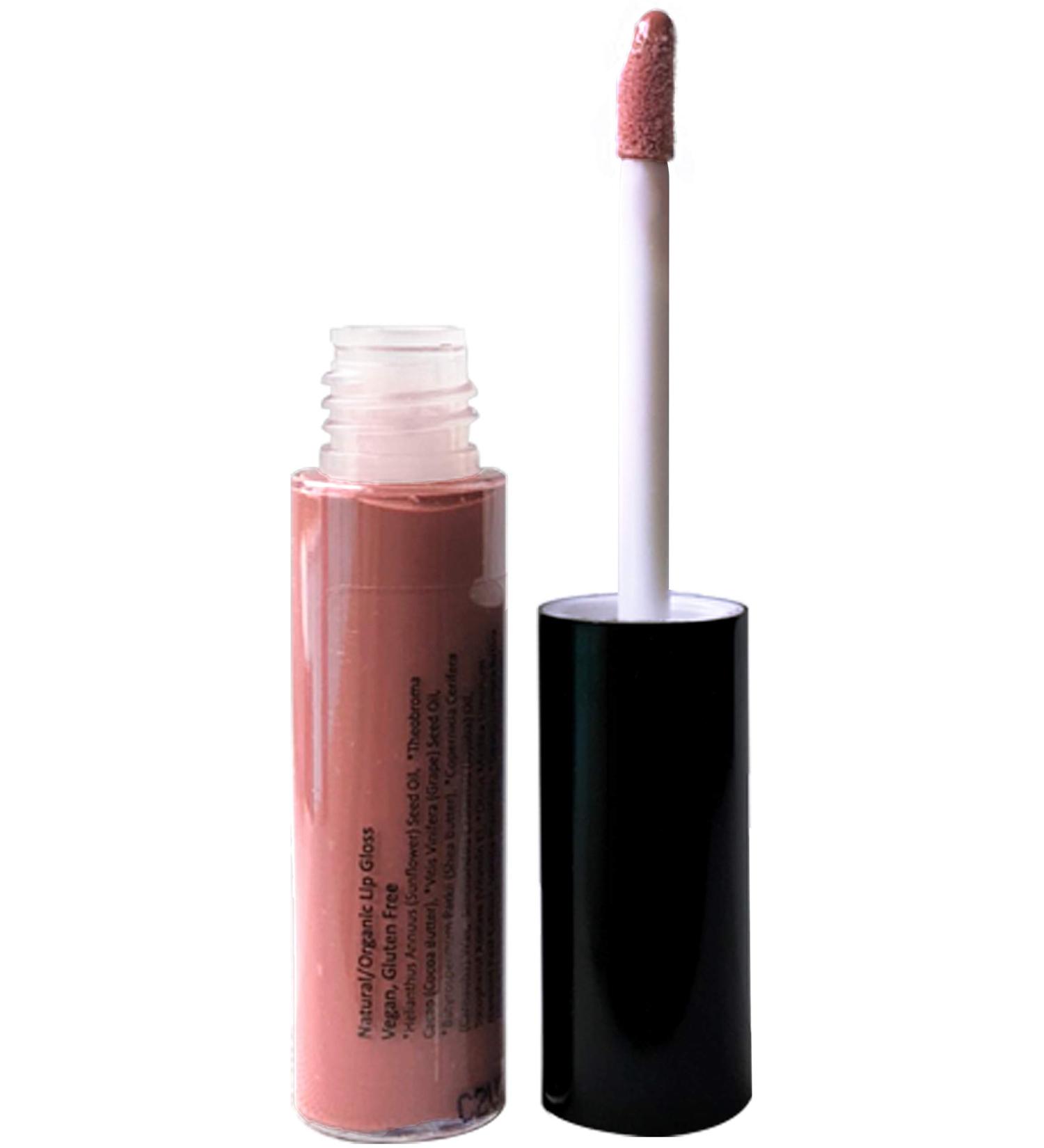 Mom's Secret 100% Natural Lip Gloss - Organic, Vegan, Gluten Free, Cruelty Free - Made in USA - 0.18 oz (No Way Rose) - Buy Online on GoSupps.com