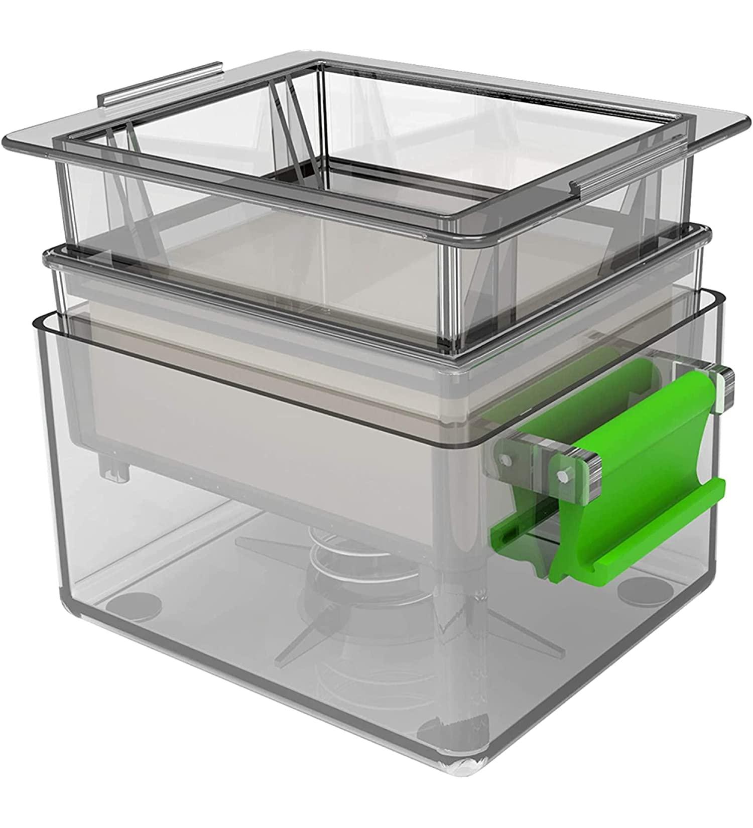 Tofu Press - Beginner's Choice for Enhanced Tofu Taste Up to 3X More Efficient Tofu Pressing Removes Water in 10-20 Minutes - Dishwasher Safe & BPA Free with Drip Tray Includes Tofu Cookbook A1: 8-12 oz Bricks of Tofu - Buy Online on GoSupps.com