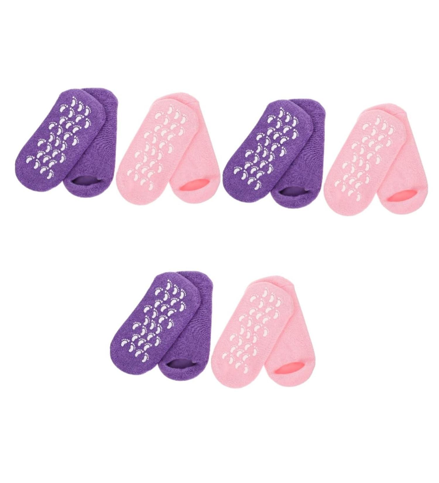 minkissy Shopping Cart 6 Pairs Gel Socks Miss Nursing Cover Foot Cotton Yarn Skincare Products - Buy Online on GoSupps.com