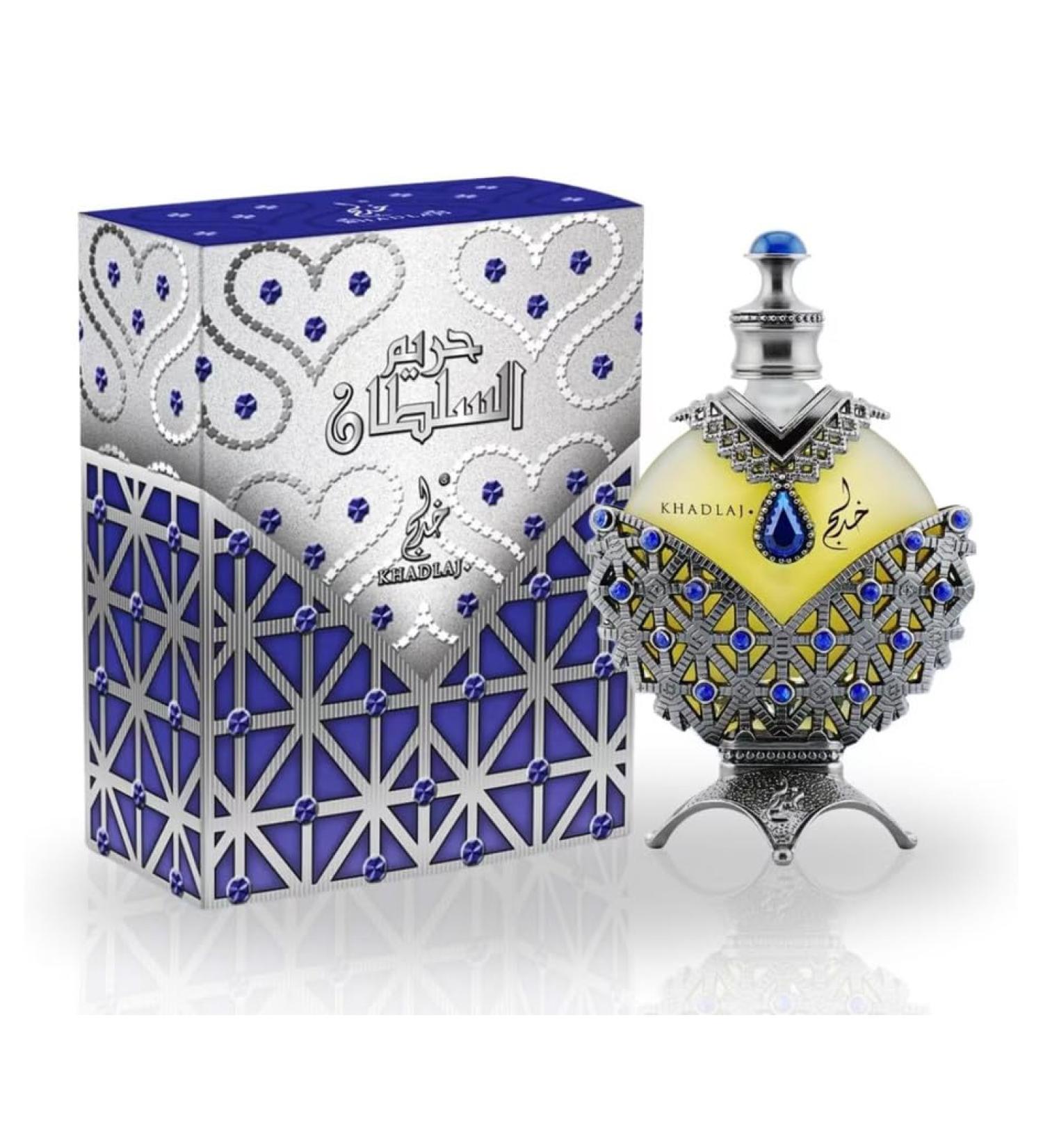 Hare-em Al Sultan Blue Concentrated Perfume Oil For Women With Notes Of Citrus Jasmine Wood - 35 Ml - Buy Online on GoSupps.com