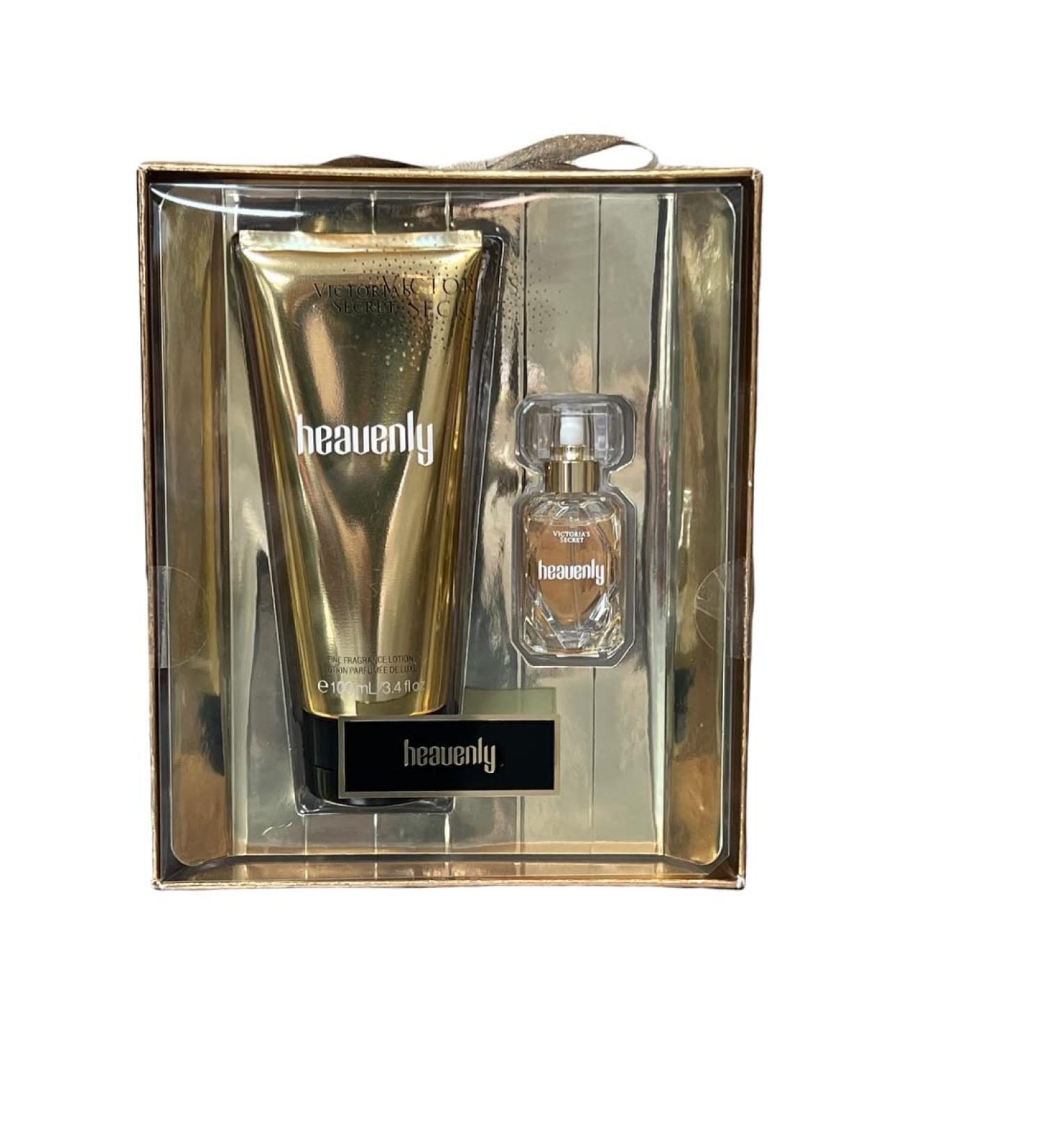 Victoria's Secret Heavenly Eau de Parfum .25 oz. & Fragrance Lotion 3.4 oz Mini Perfume Gift Set (Heavenly) - Buy Online on GoSupps.com