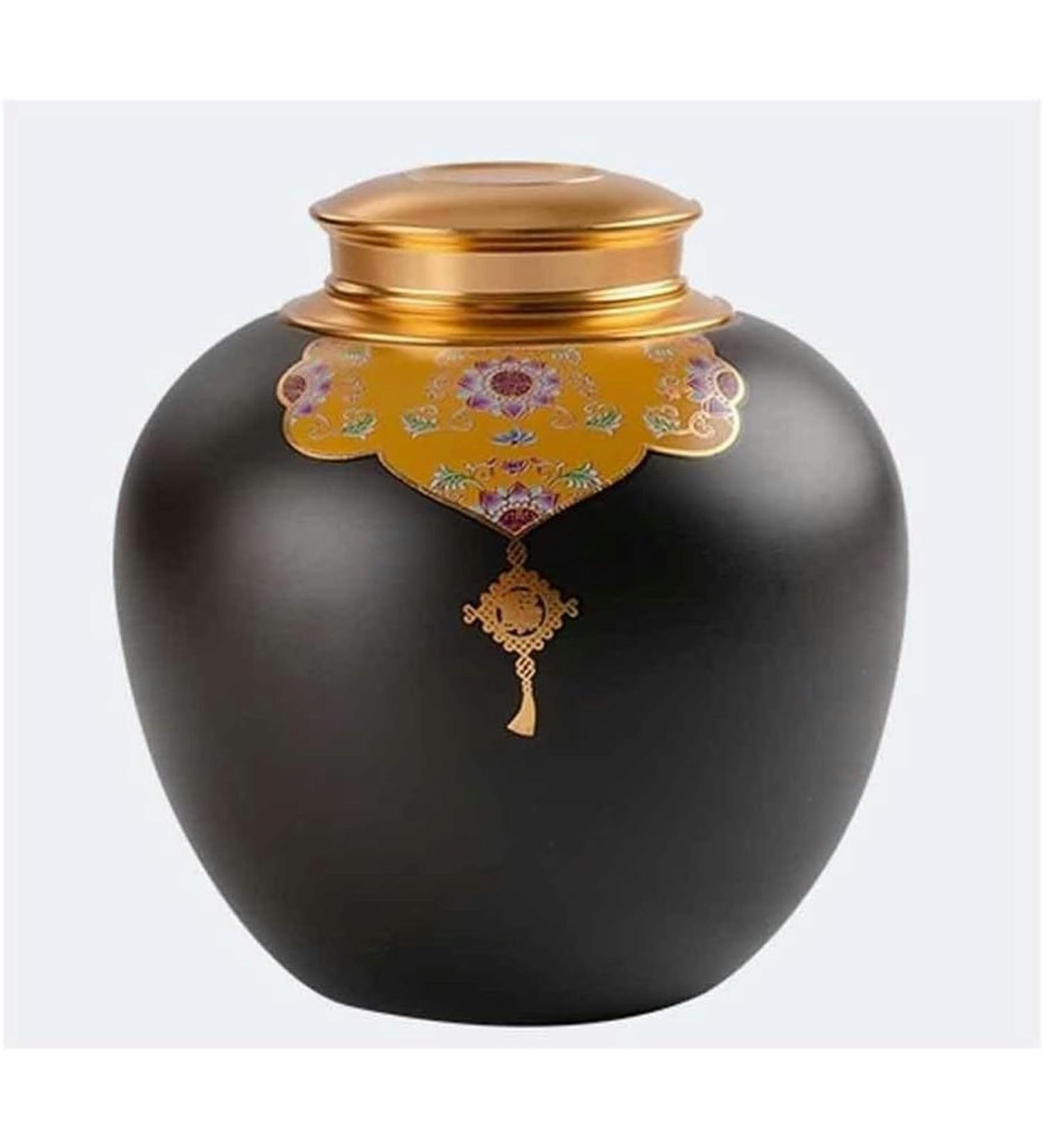 XENITE Purple Sand Tea Cans Large Medium and Small Household Storage Sealed Storage Cans Ceramic Tea Cans (Color : A Size : 15cm) A 15cm - Buy Online on GoSupps.com
