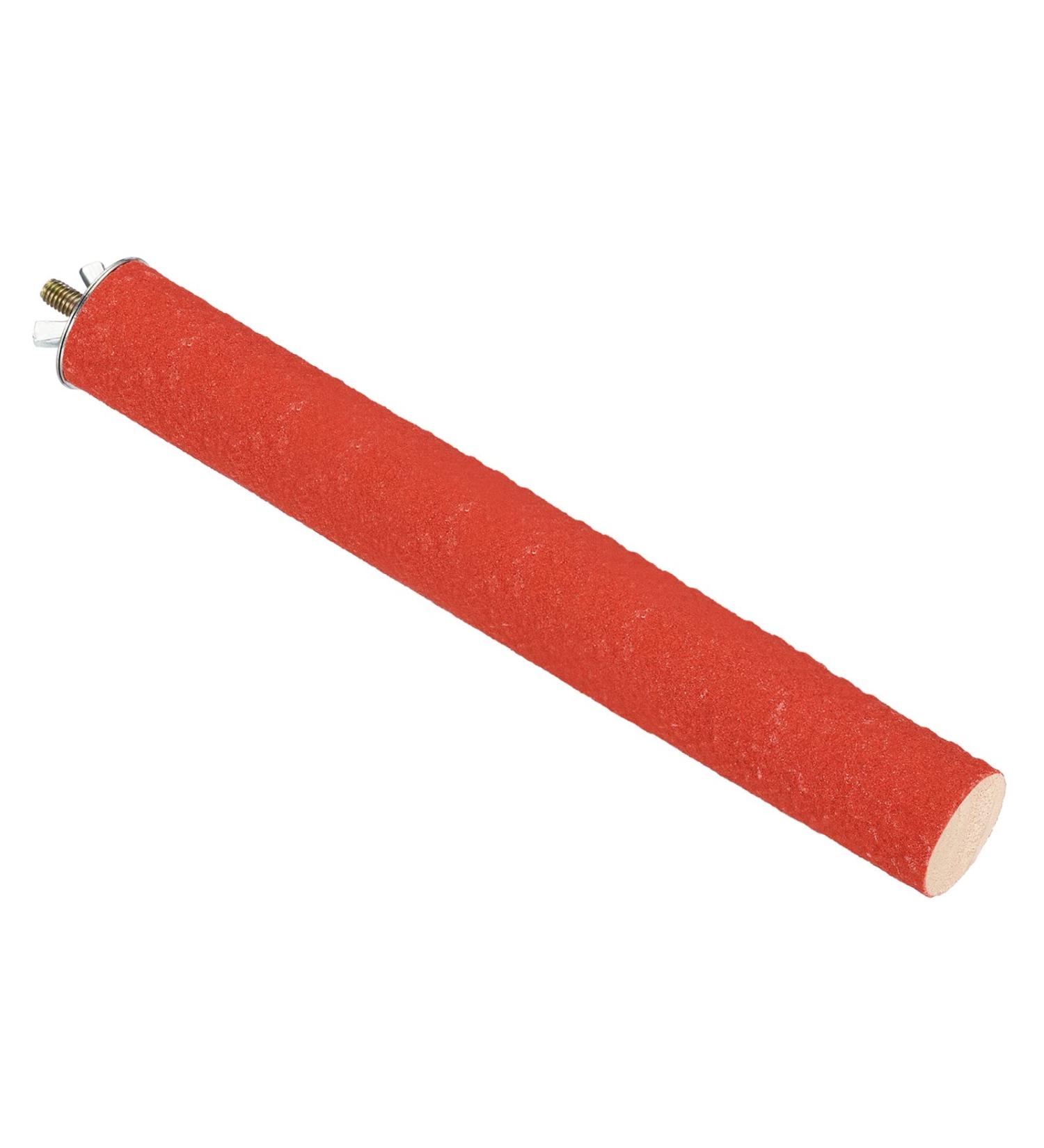 PATICIL 1.1x9.8 Bird Paw Wood Perch Stand - Cage Accessories for Small Birds Parrots Lovebirds & Budgies - Red - Buy Online on GoSupps.com