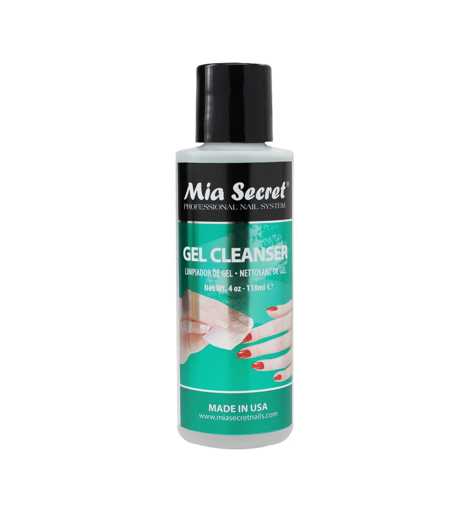 Mia Secret Gel Cleanser 4 oz. - For UV Gelux and Gel Systems - Buy Online on GoSupps.com