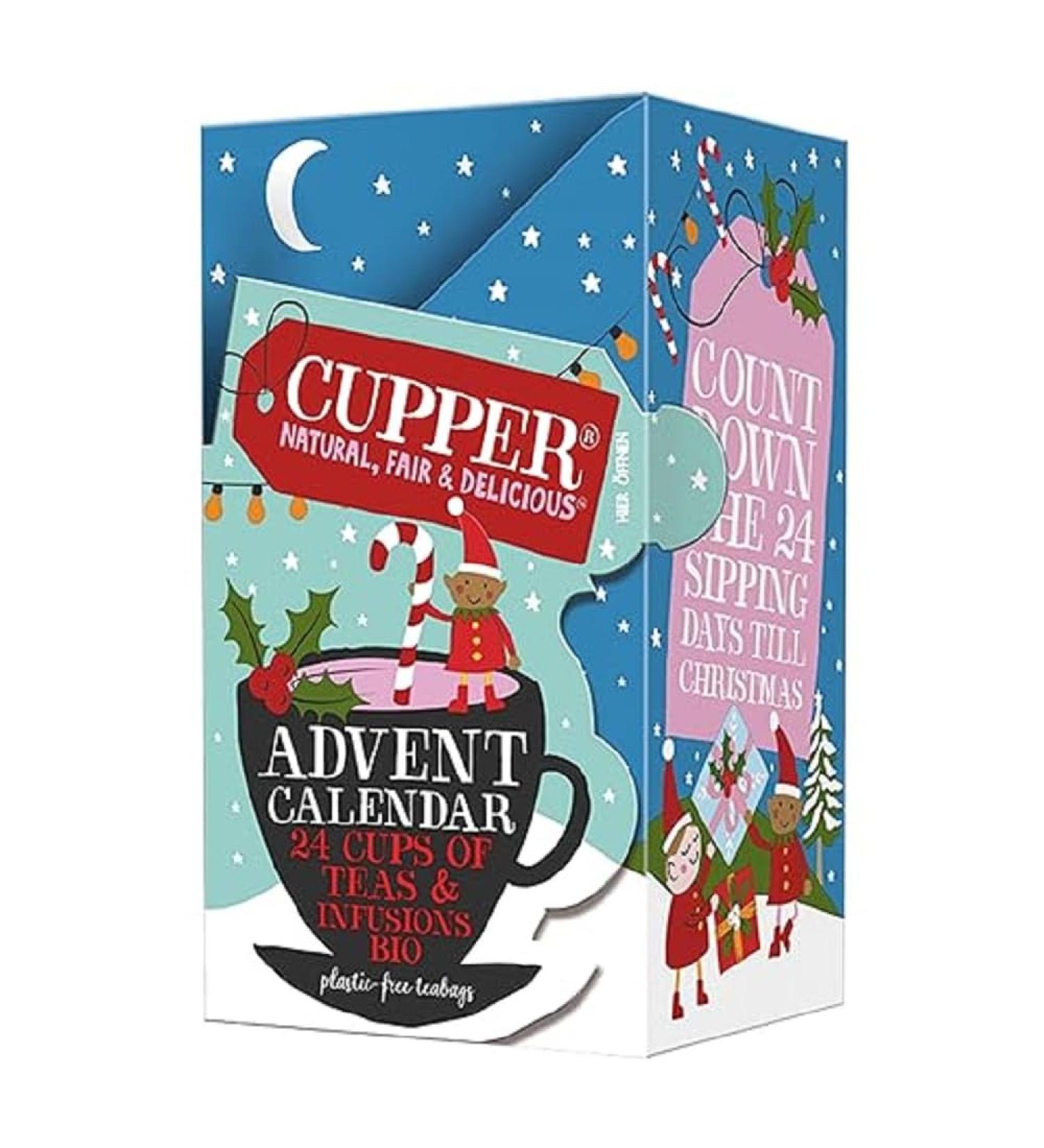 Cupper Organic Tea Advent Calendar 2023 | 24 Tea Bags | Perfect Christmas Gift - Buy Online on GoSupps.com
