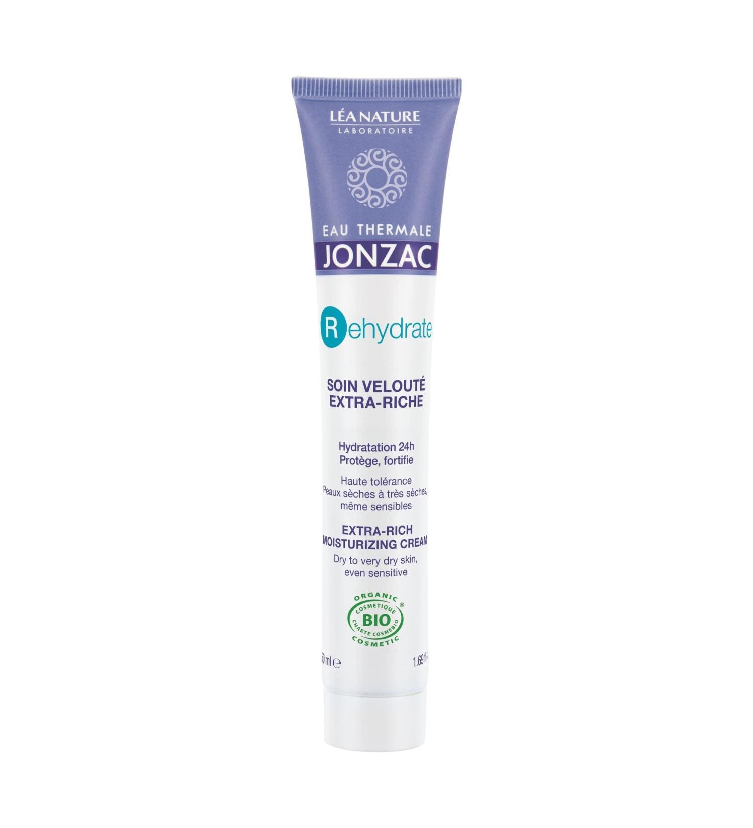 Eau Thermale Jonzac Organic Cosmetic Rehydrate Extra-Rich Moisturizing Cream 50 ml - Buy Online on GoSupps.com