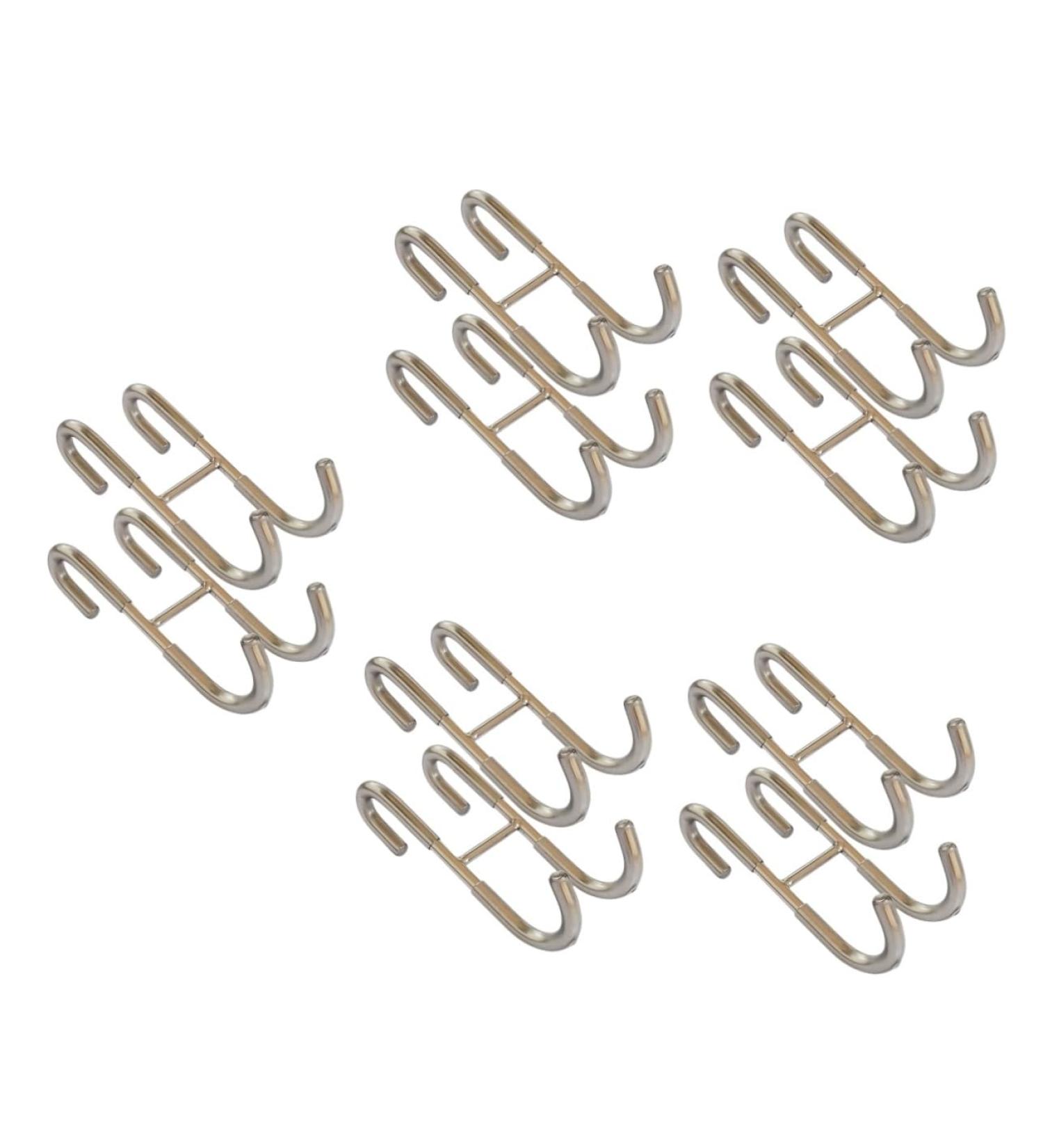 Zerodeko 10 Pcs S Hook Door Back Hanging Hooks Towel Hooks for Bathrooms Storage Hooks Stainless Steel Silver - Buy Online on GoSupps.com