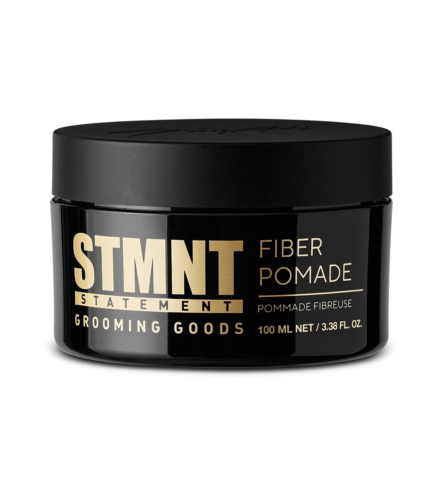 STMNT Grooming Goods Fiber Pomade - Strong Hold, Semi-Matte Finish - 3.38 oz - Buy Online on GoSupps.com