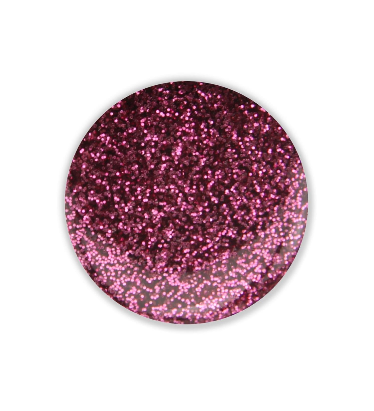 UV Colour Fusion Glitter Gel - fuchsia 5ml