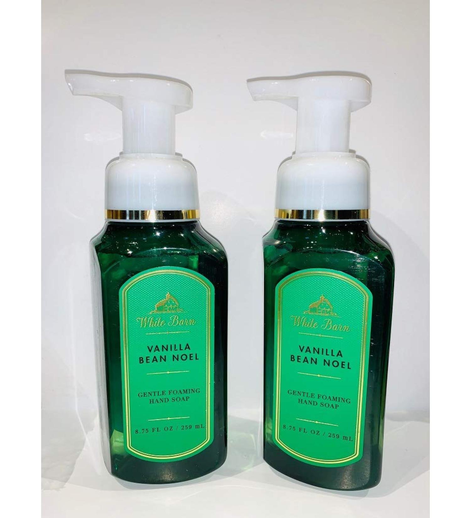 Bath & Body Works Gentle Foaming Hand Soap Vanilla Bean Noel (2-Pack)